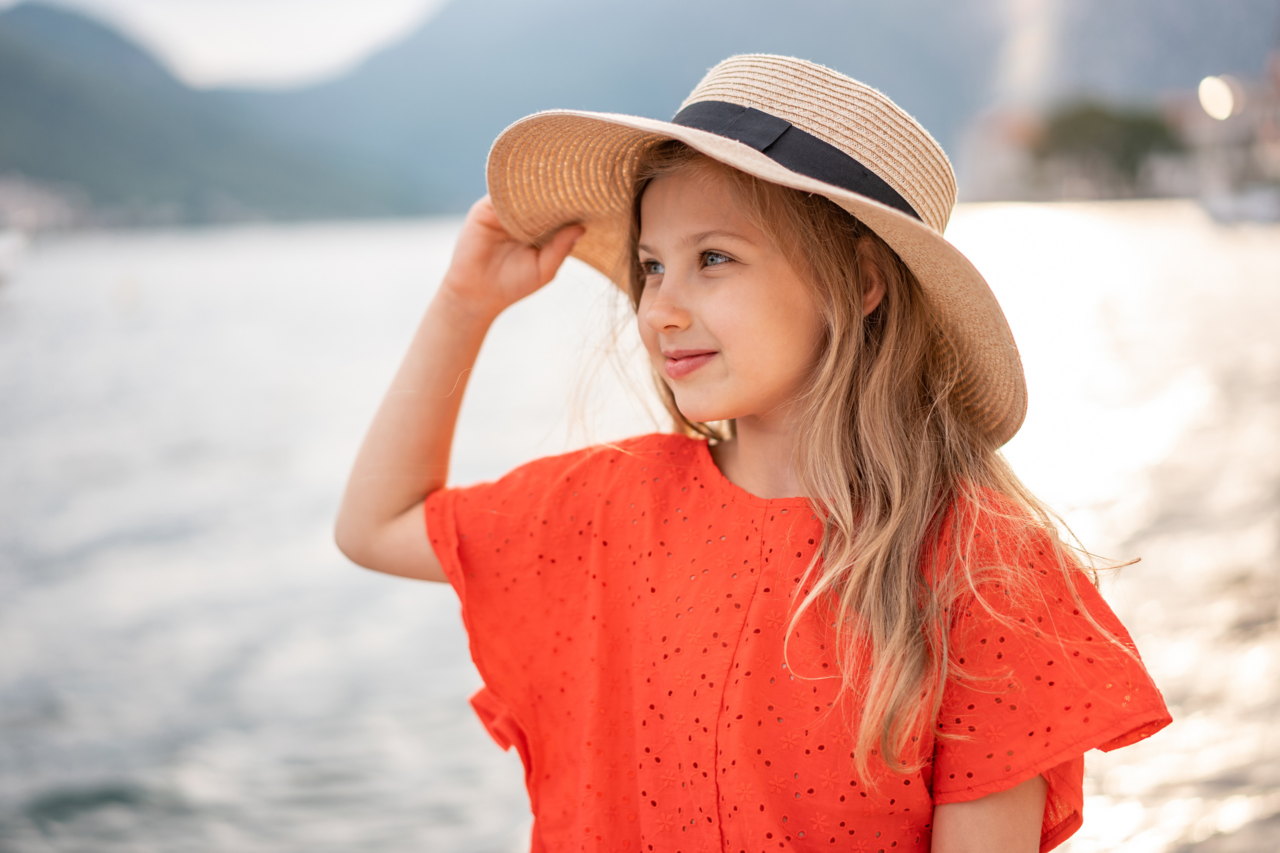 Familienfoto, Wandern in Perast