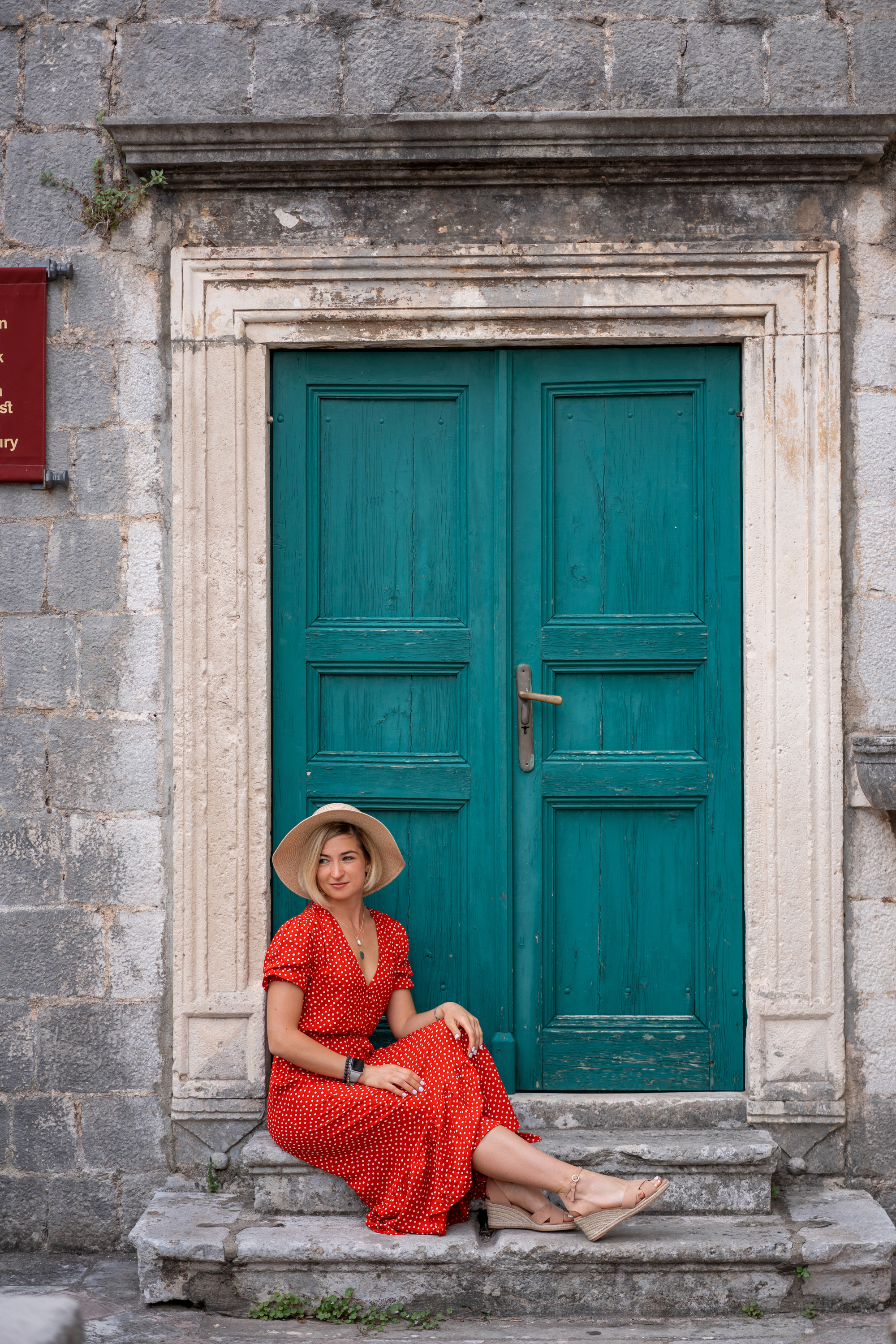 Familienfoto, Wandern in Perast
