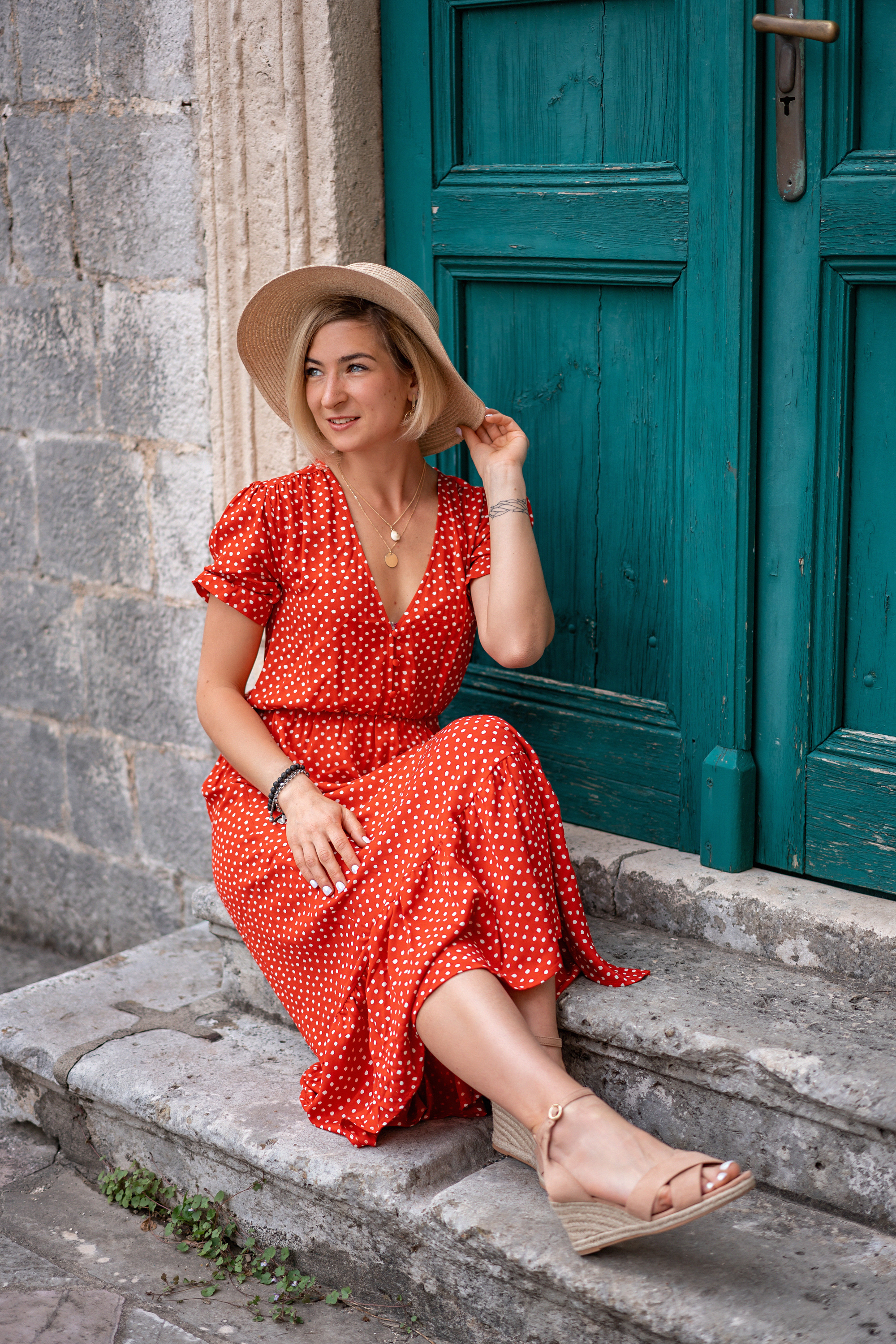 Familienfoto, Wandern in Perast
