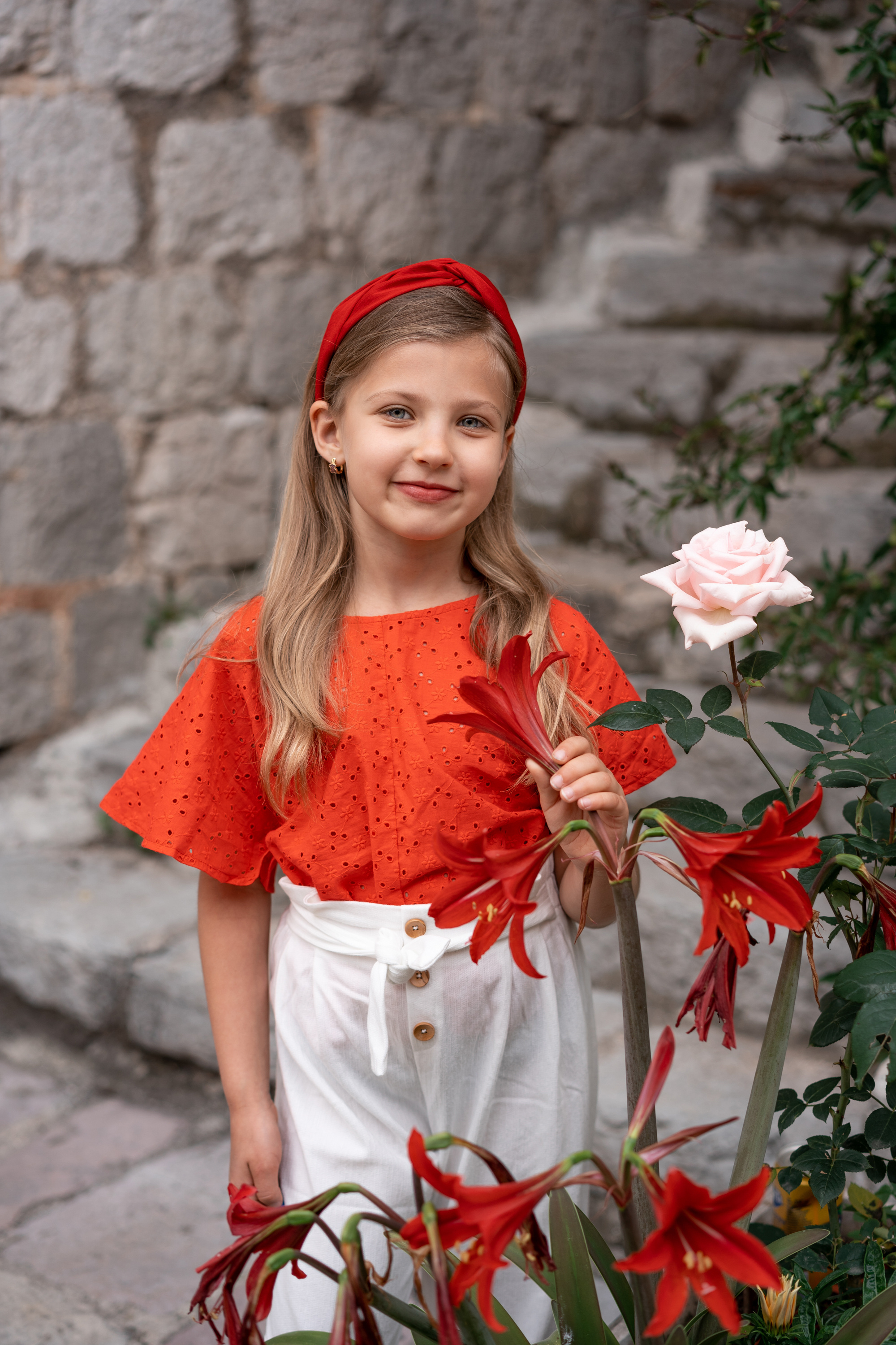 Familienfoto, Wandern in Perast