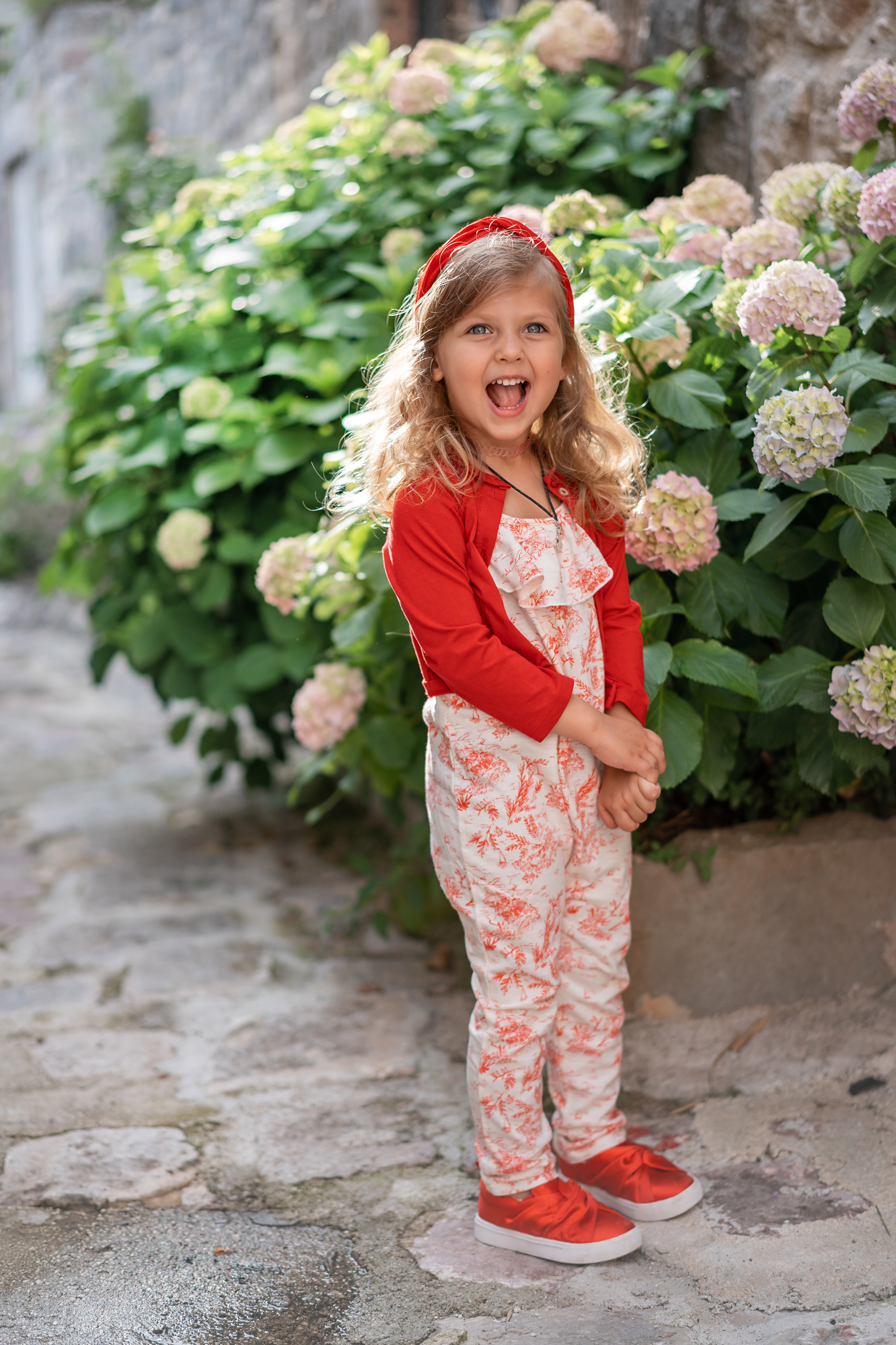 Familienfoto, Wandern in Perast