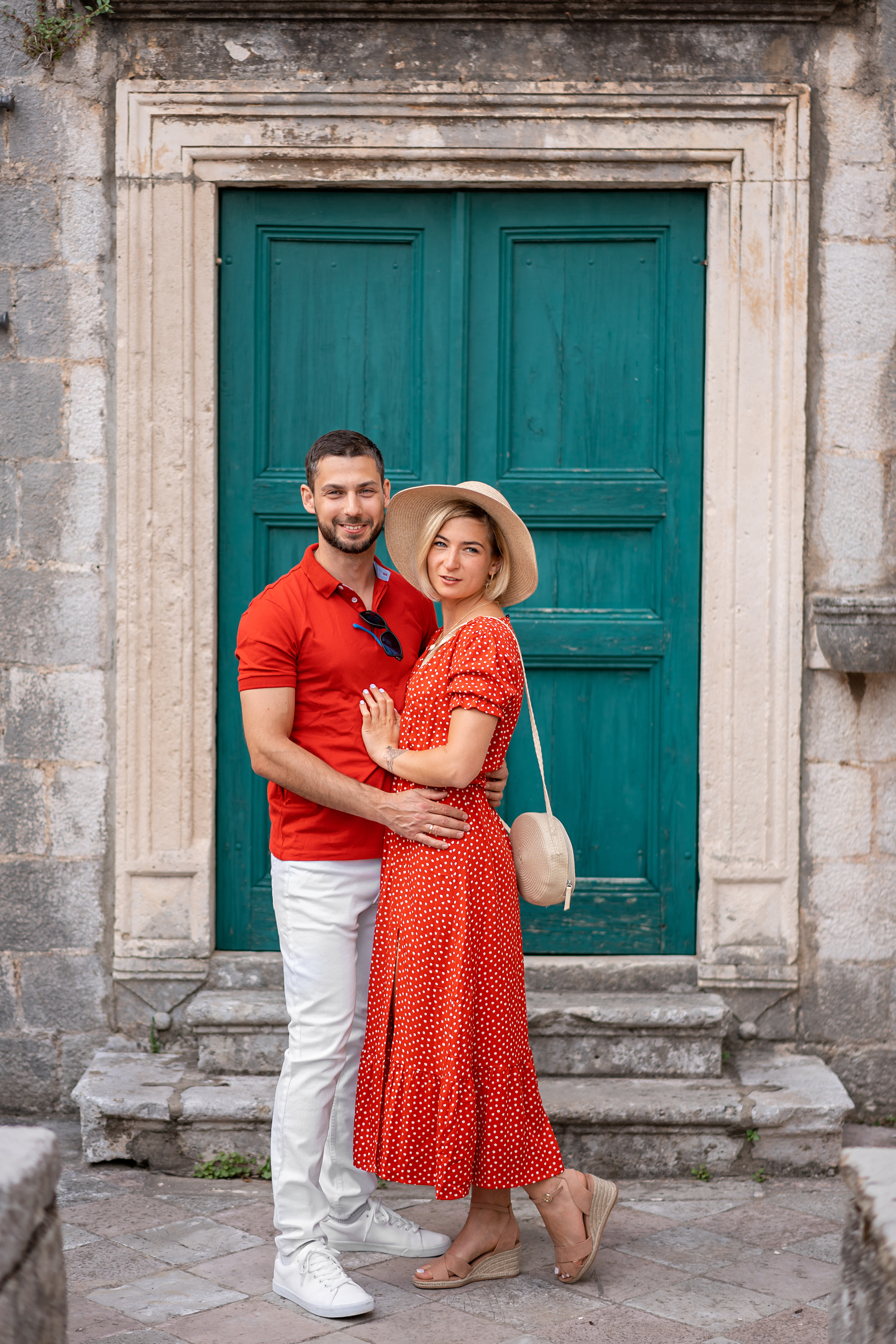 Familienfoto, Wandern in Perast