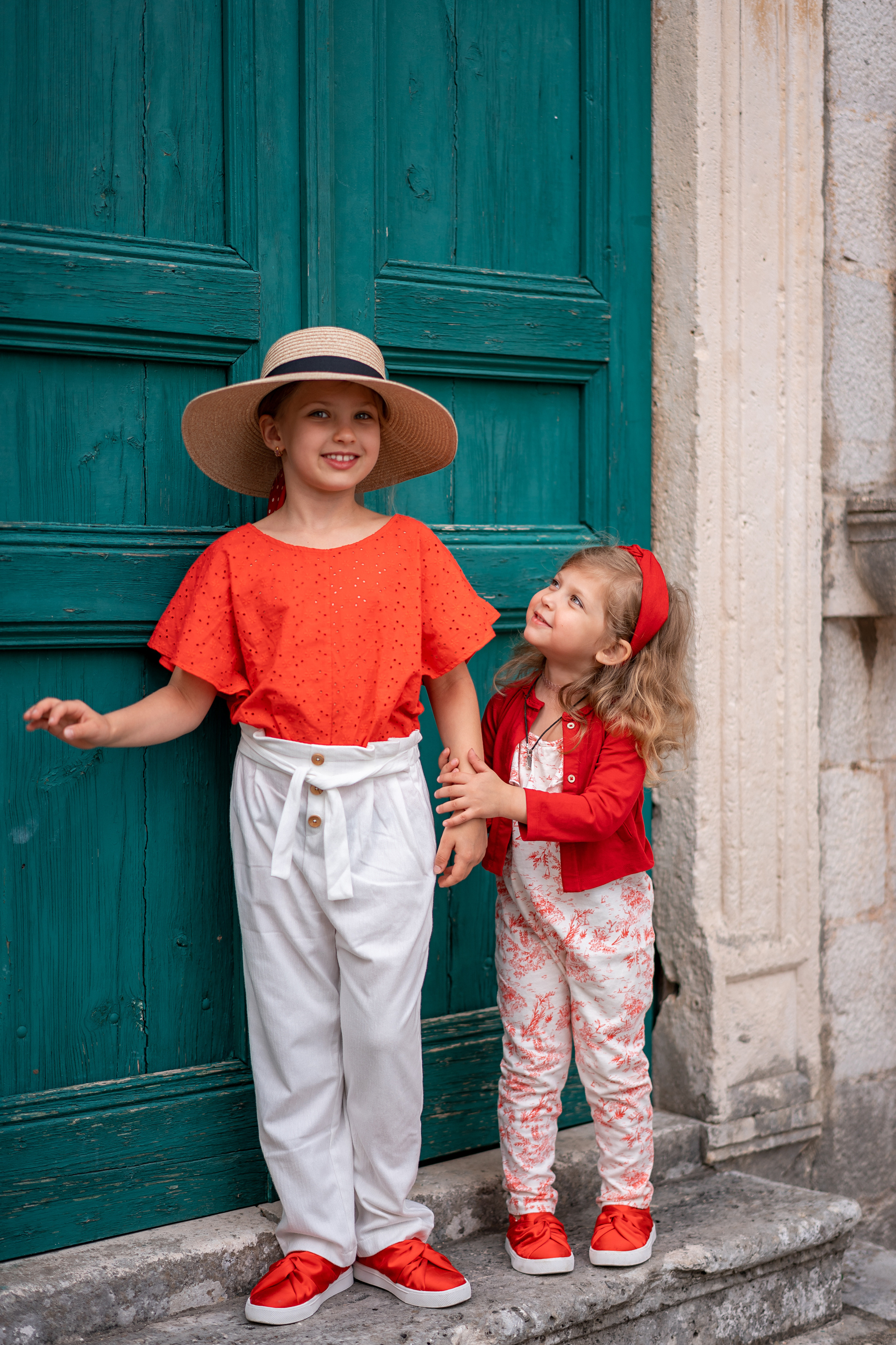 Familienfoto, Wandern in Perast