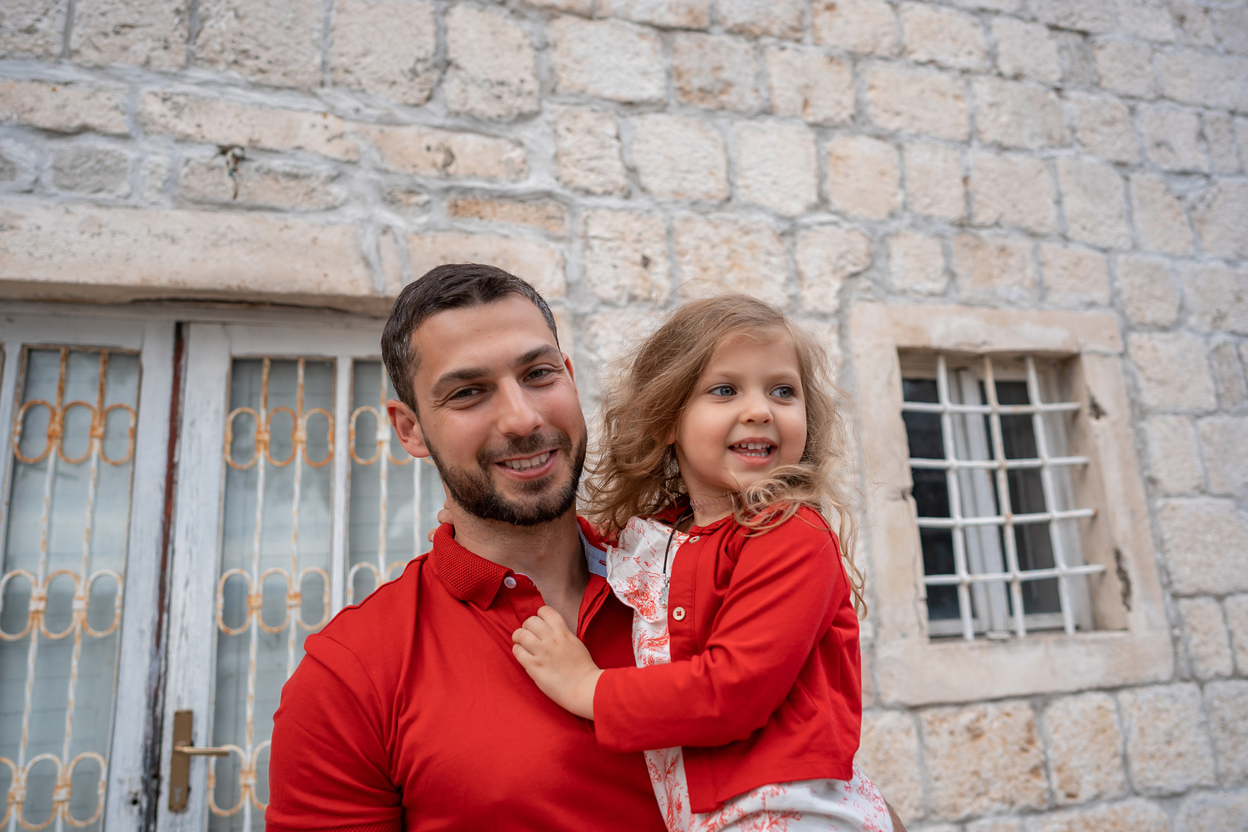 Familienfoto, Wandern in Perast