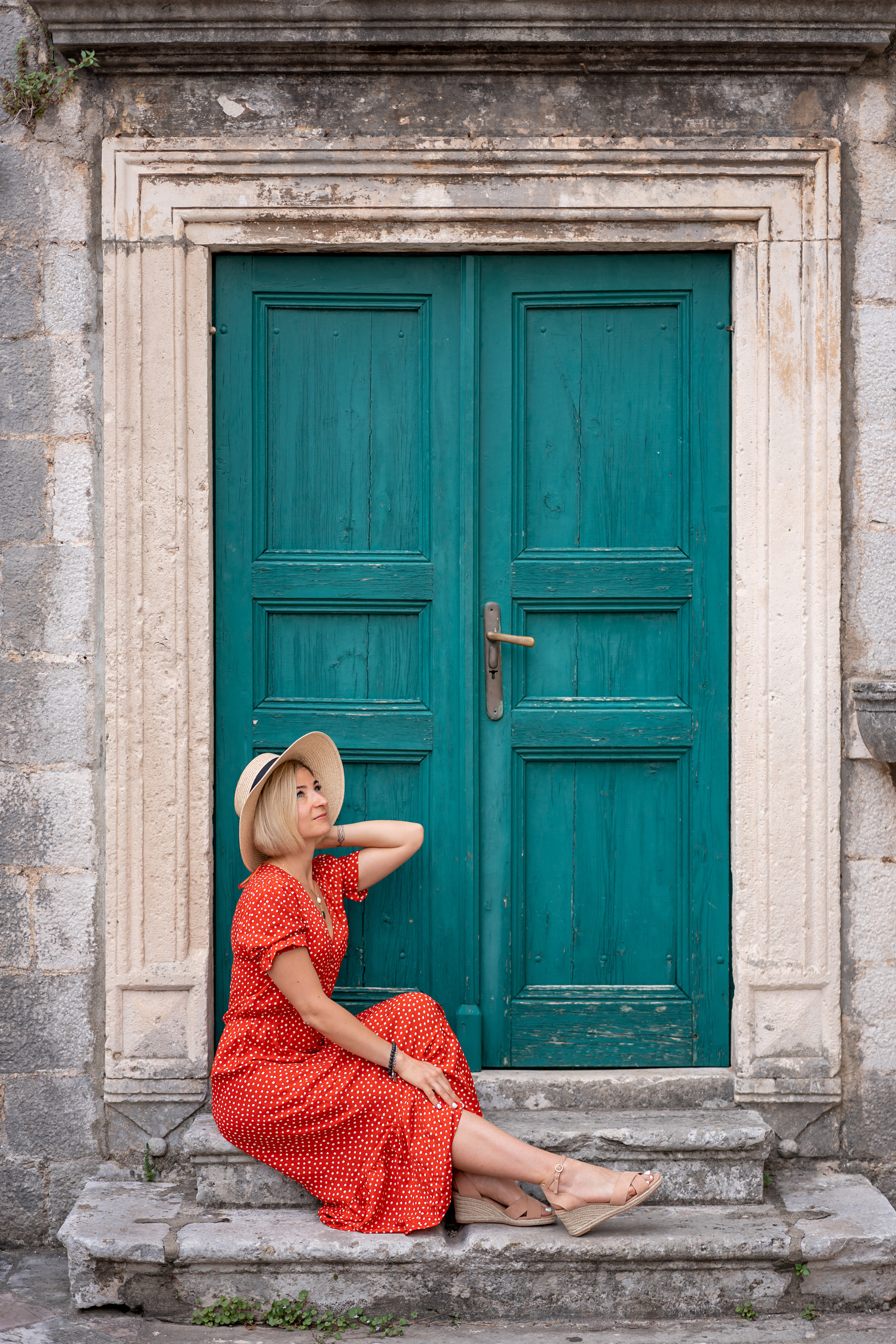 Familienfoto, Wandern in Perast