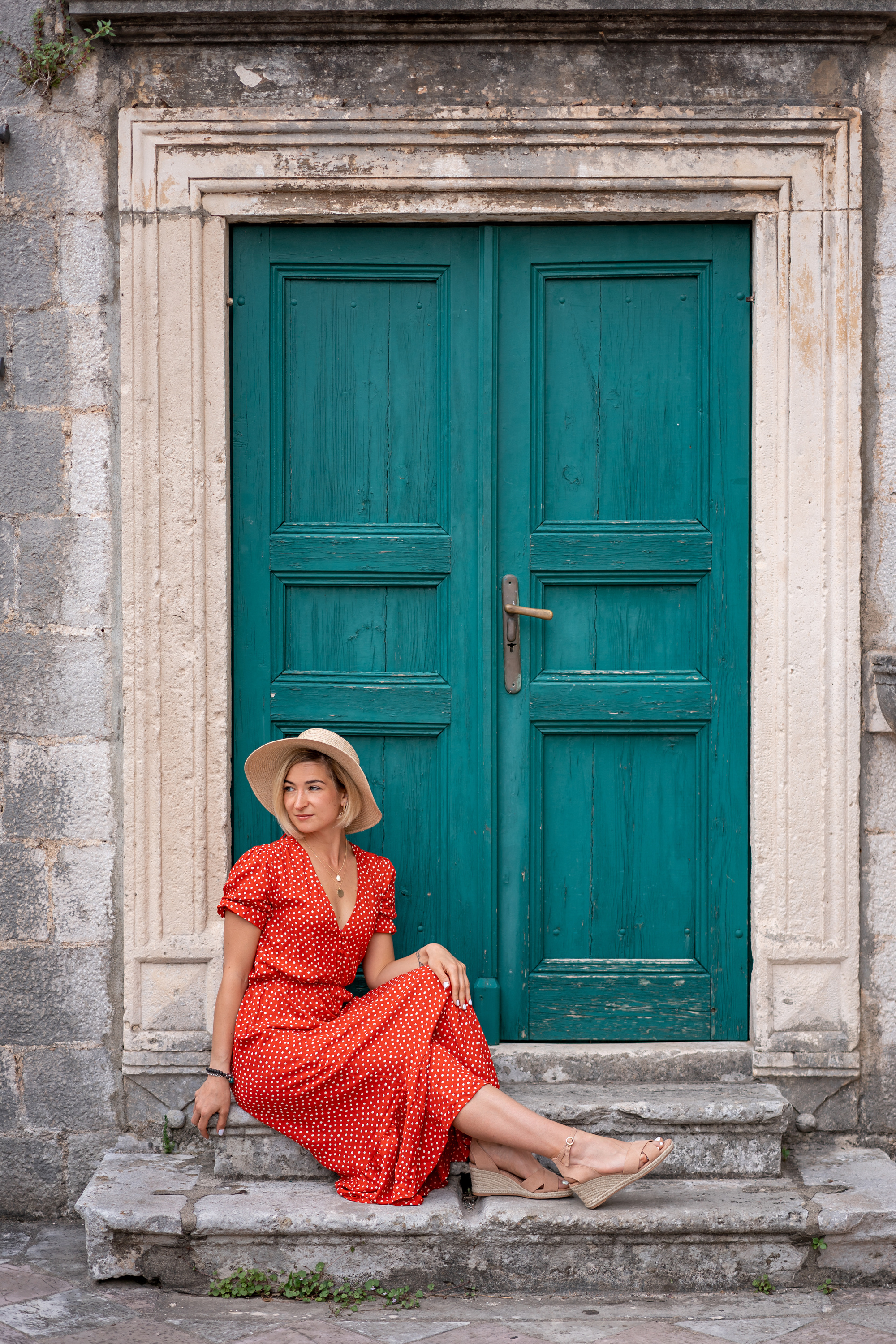 Familienfoto, Wandern in Perast