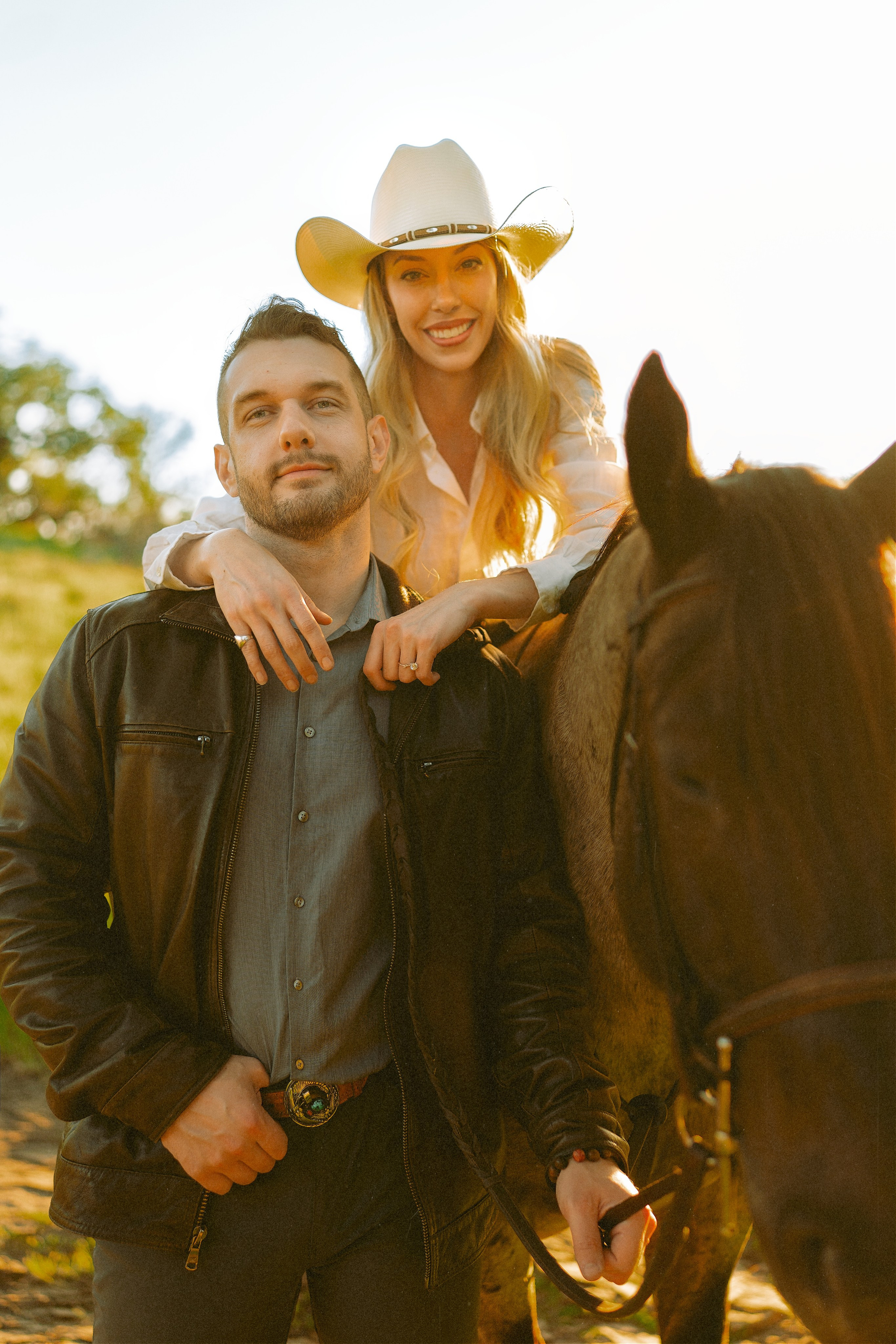 Engagement with Horses, Napa, Northern California. Wedding Photography & Videography Team in California, Los Angeles, San Francisco, San Diego and Travel