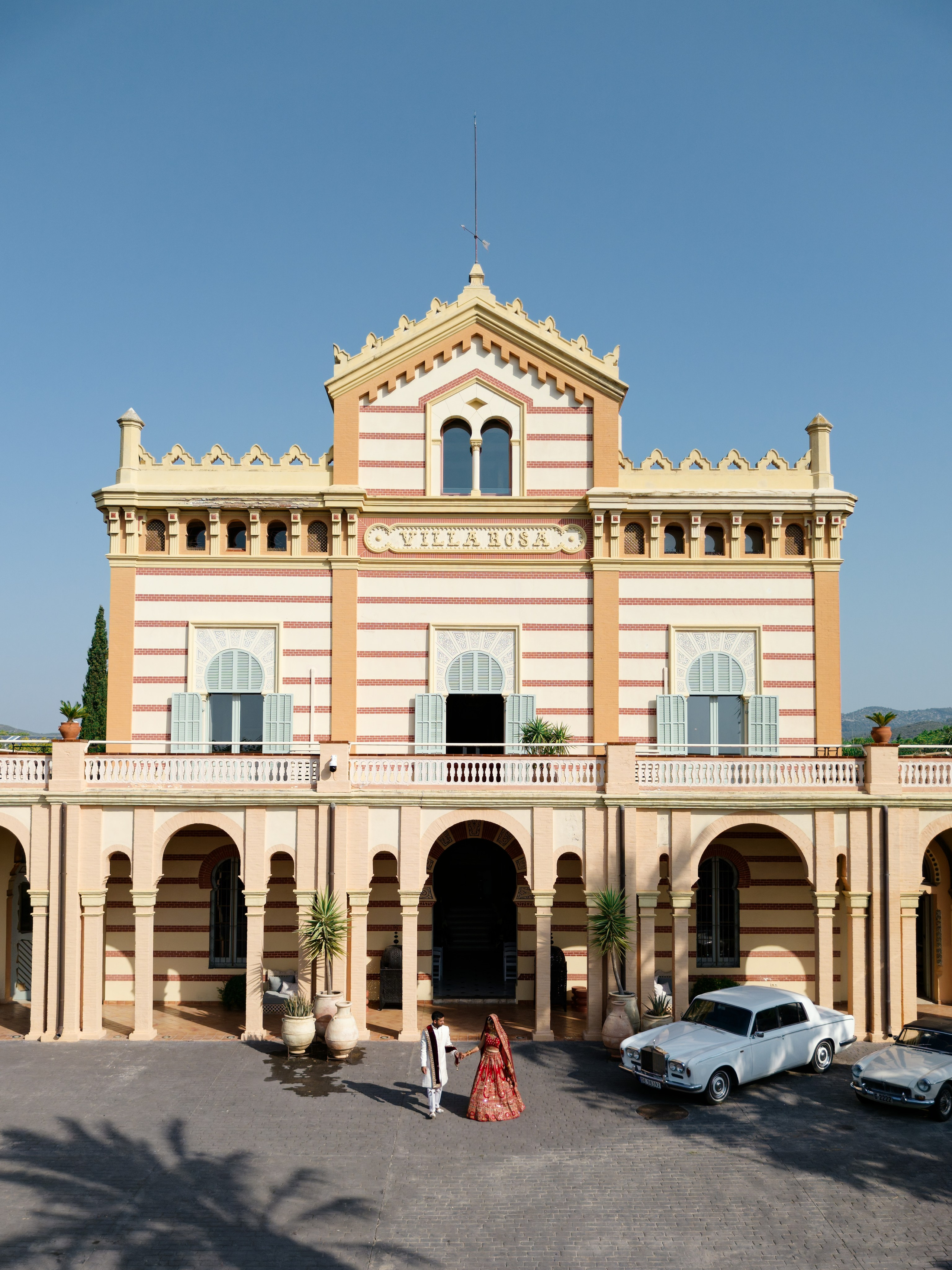 Indian wedding at Gran Villa Rosa, Barcelona