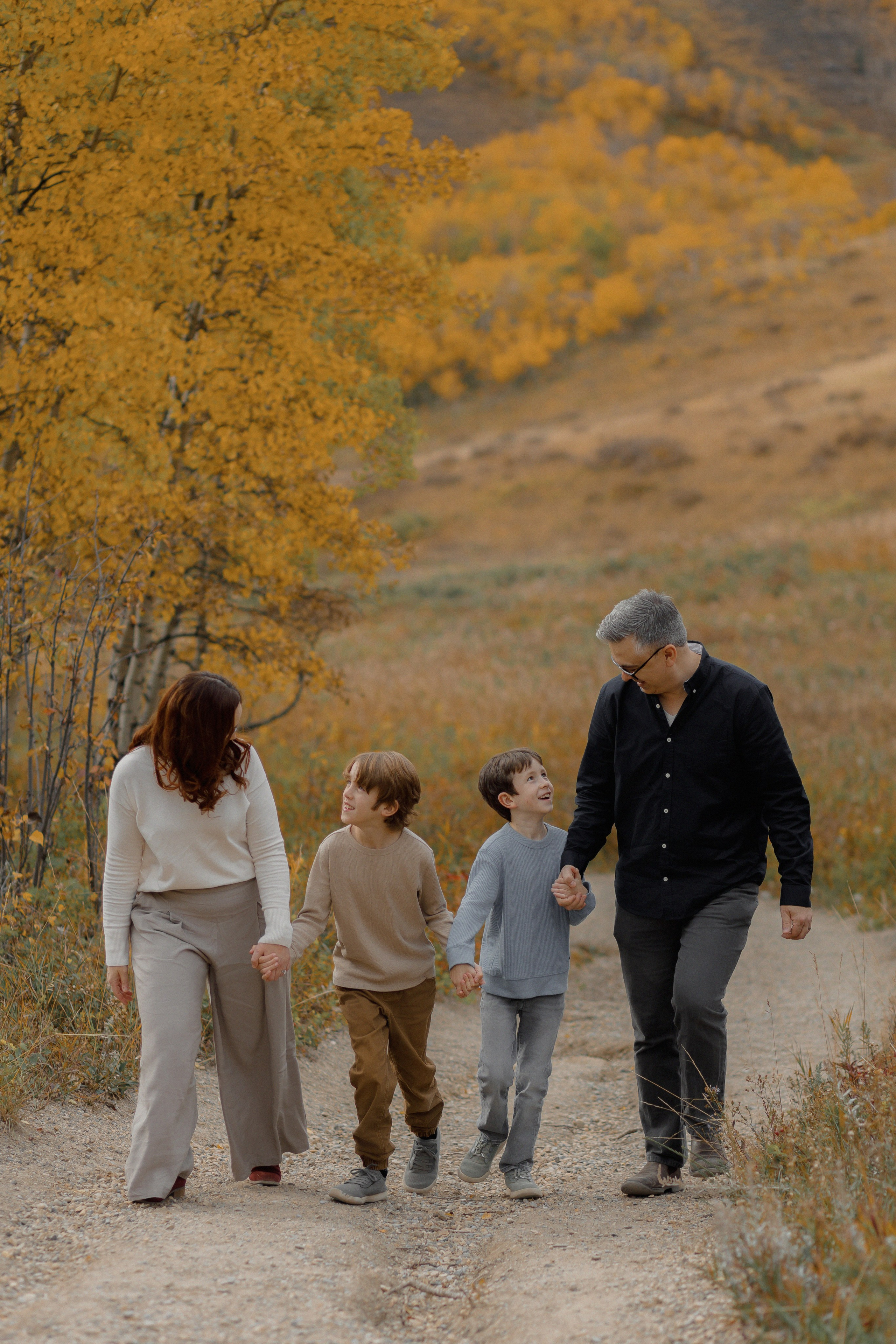 Christa’s family. Home