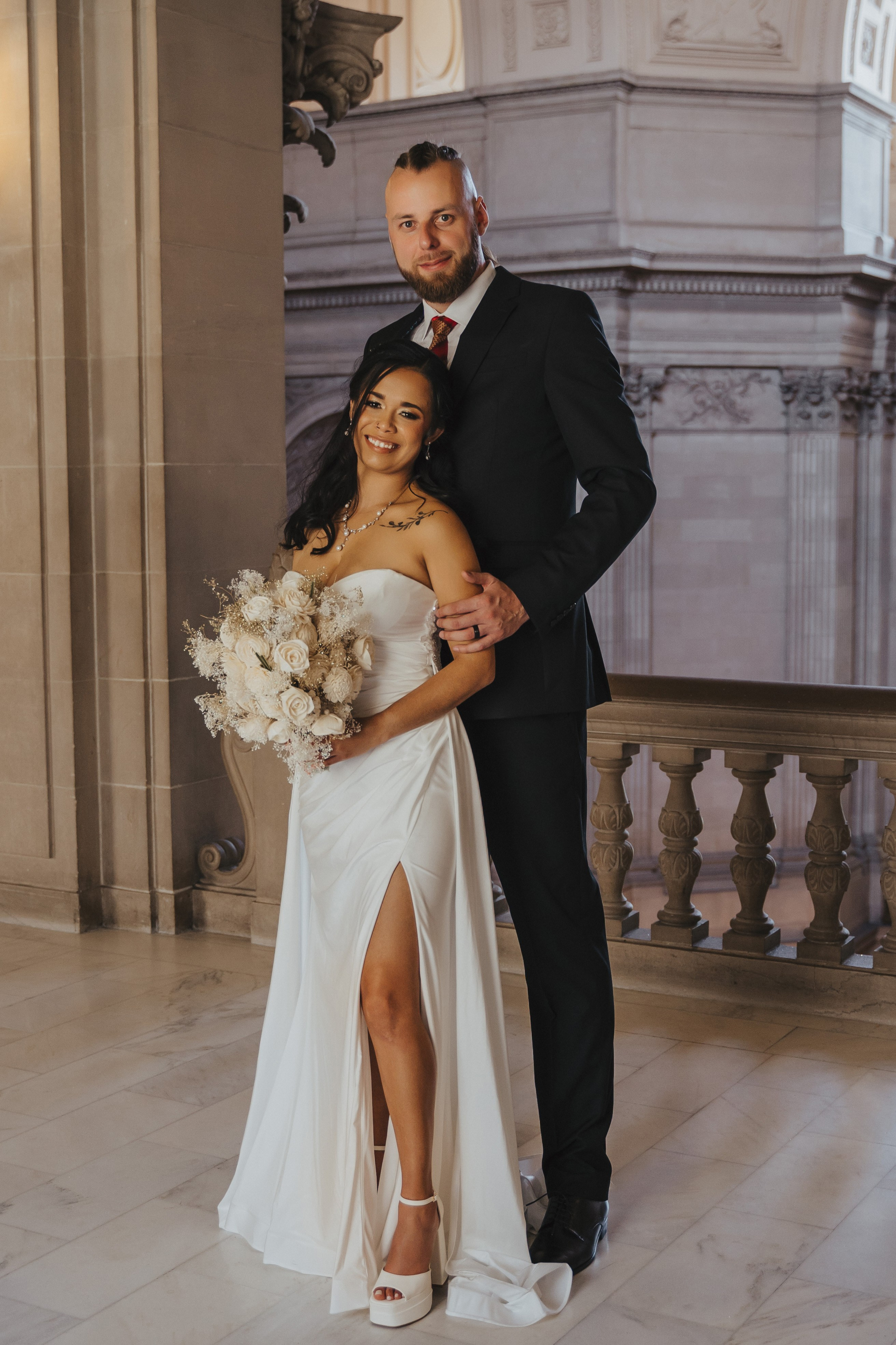 City Hall. Wedding family photographer and videographer California San Francisco Bay Area