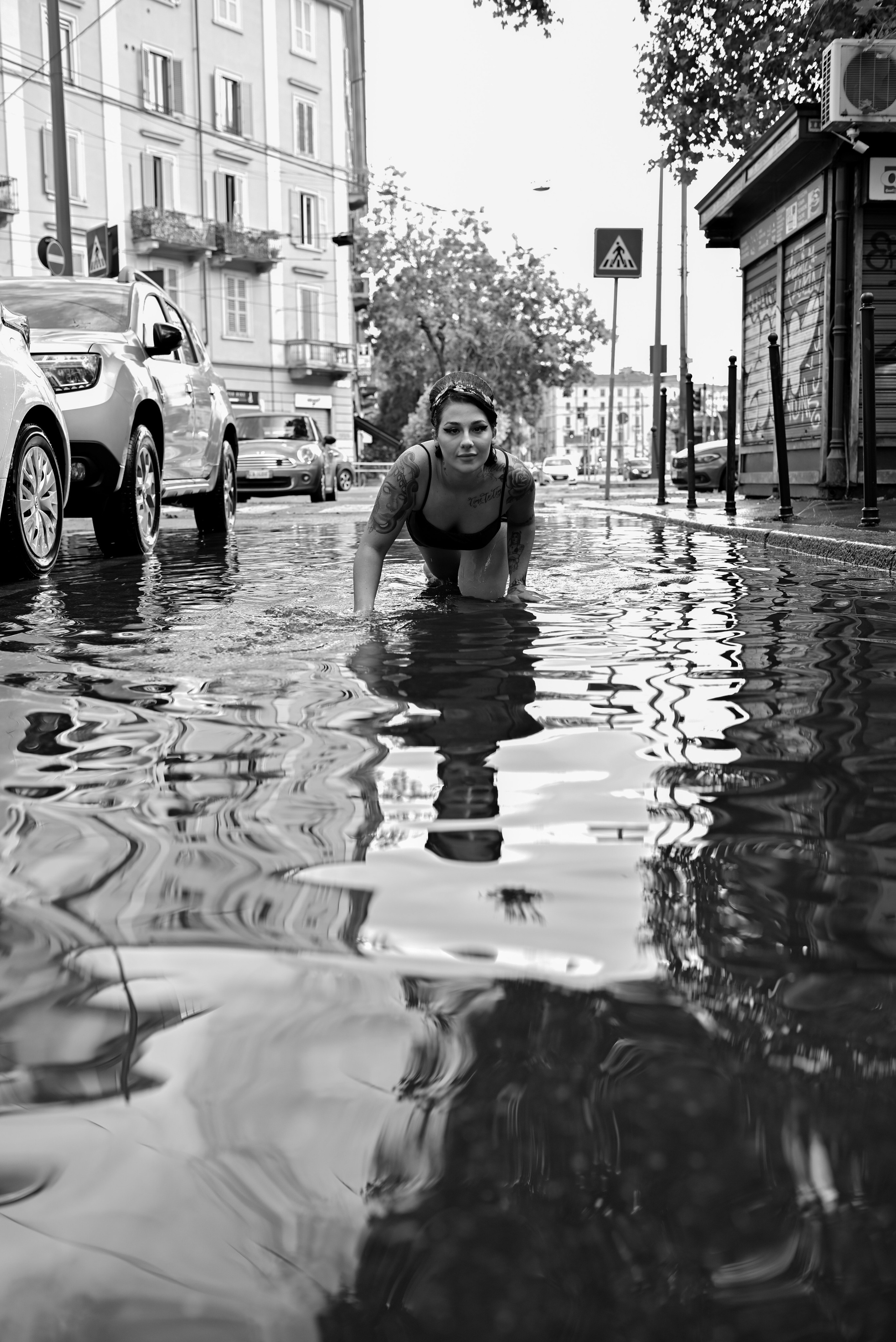 Scatti per far andare l’acqua di traverso all’ex