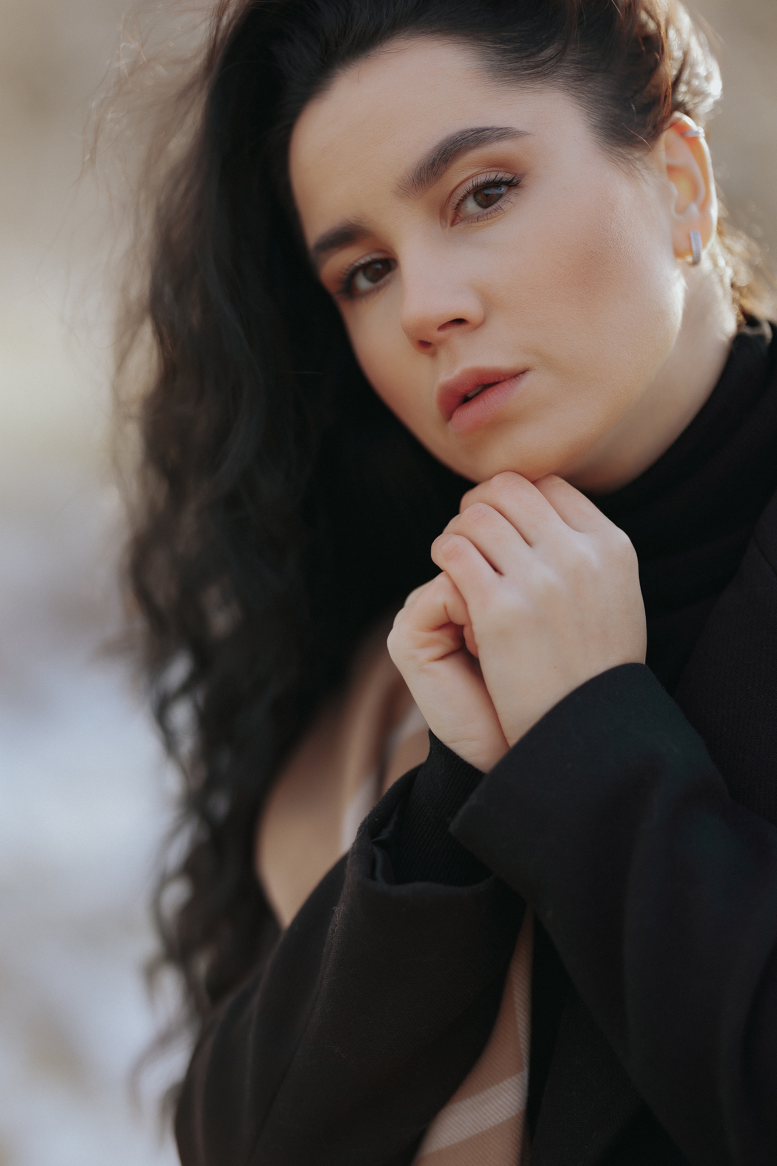 Winter-portrait. Duca Mihai-Fotograf