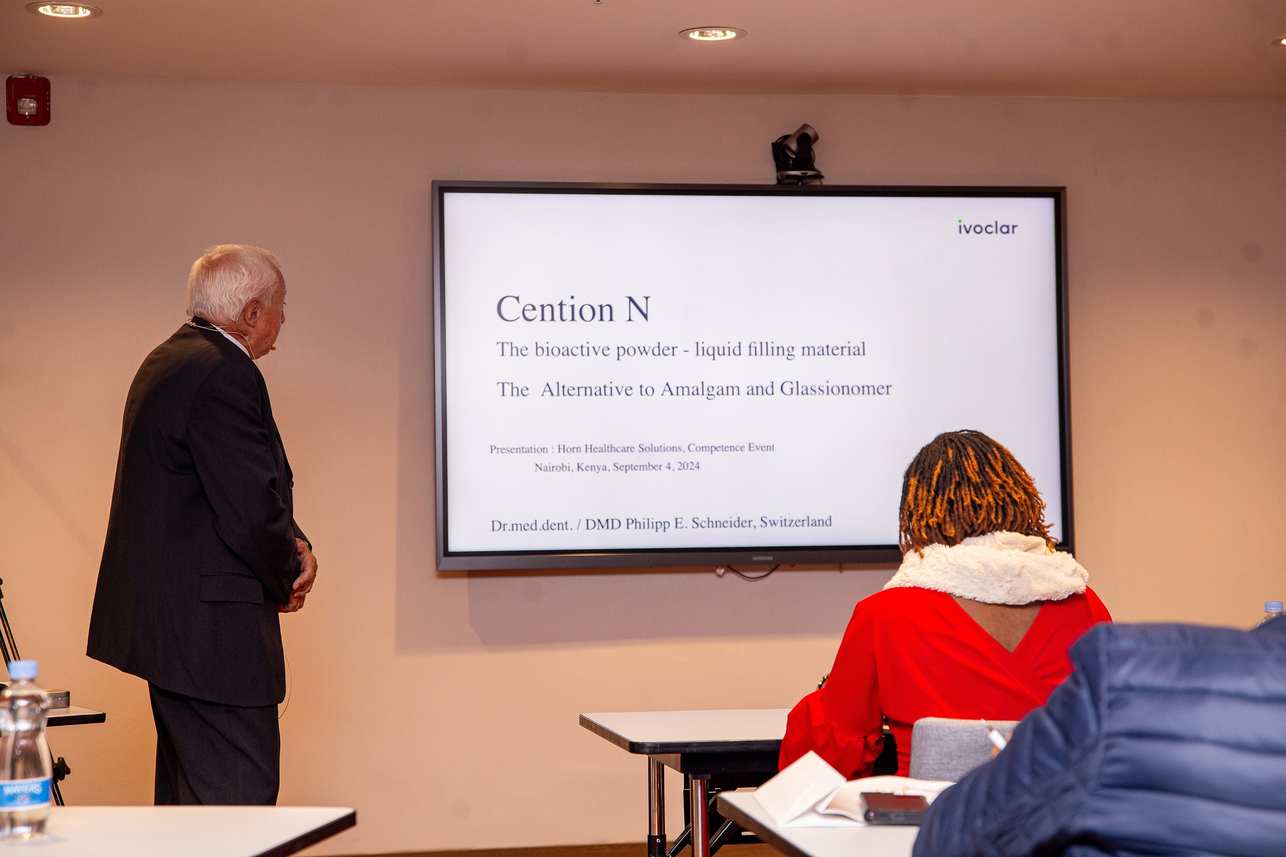 Presentation screen during dental symposium- Nairobi medical conference photo