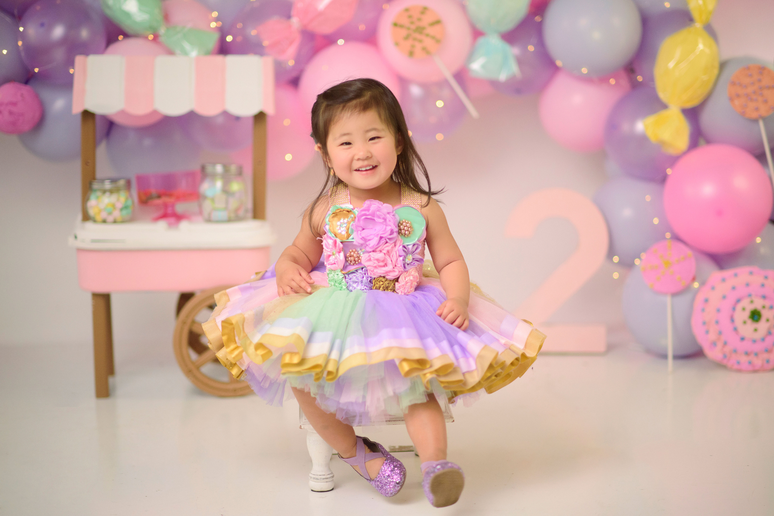 Two sweet Birthday photoshoot. Family photographer in Roseville, Rocklin, Folsom, Sacramento