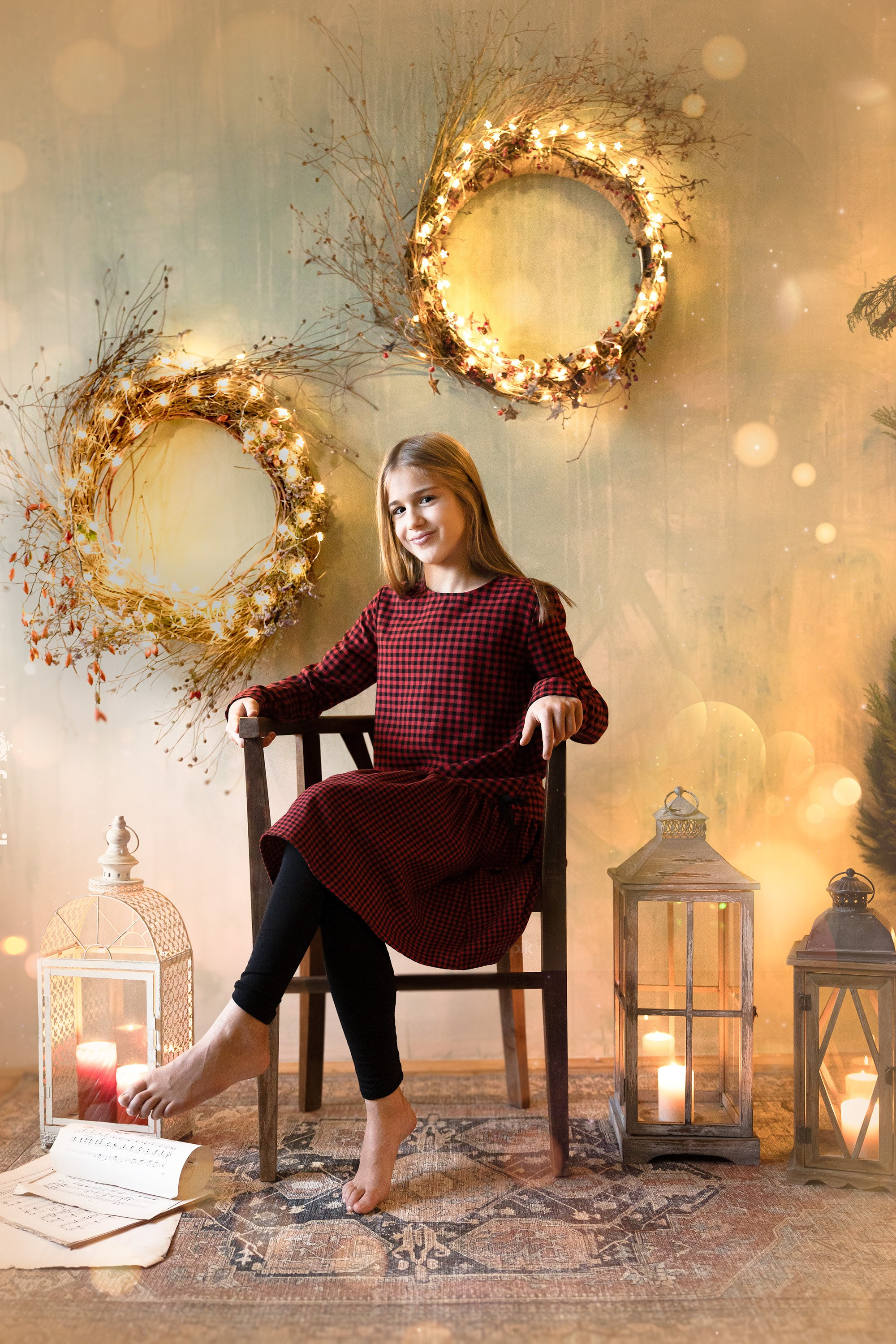 Porodično profesionalno novogodišnje fotografisanje Beograd