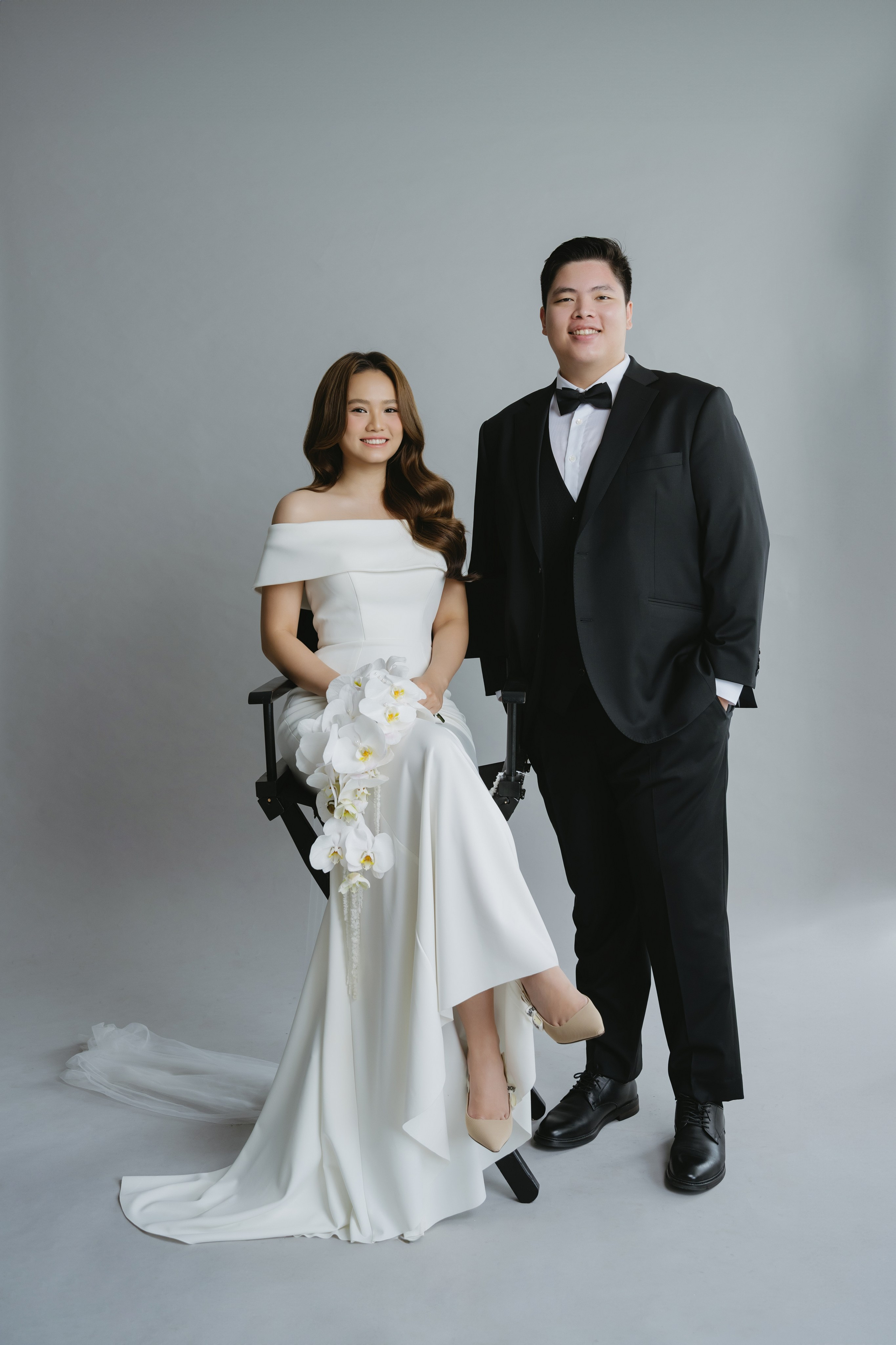 DANG & NGHI wedding photoshoot in studio. Anns wedding photography
