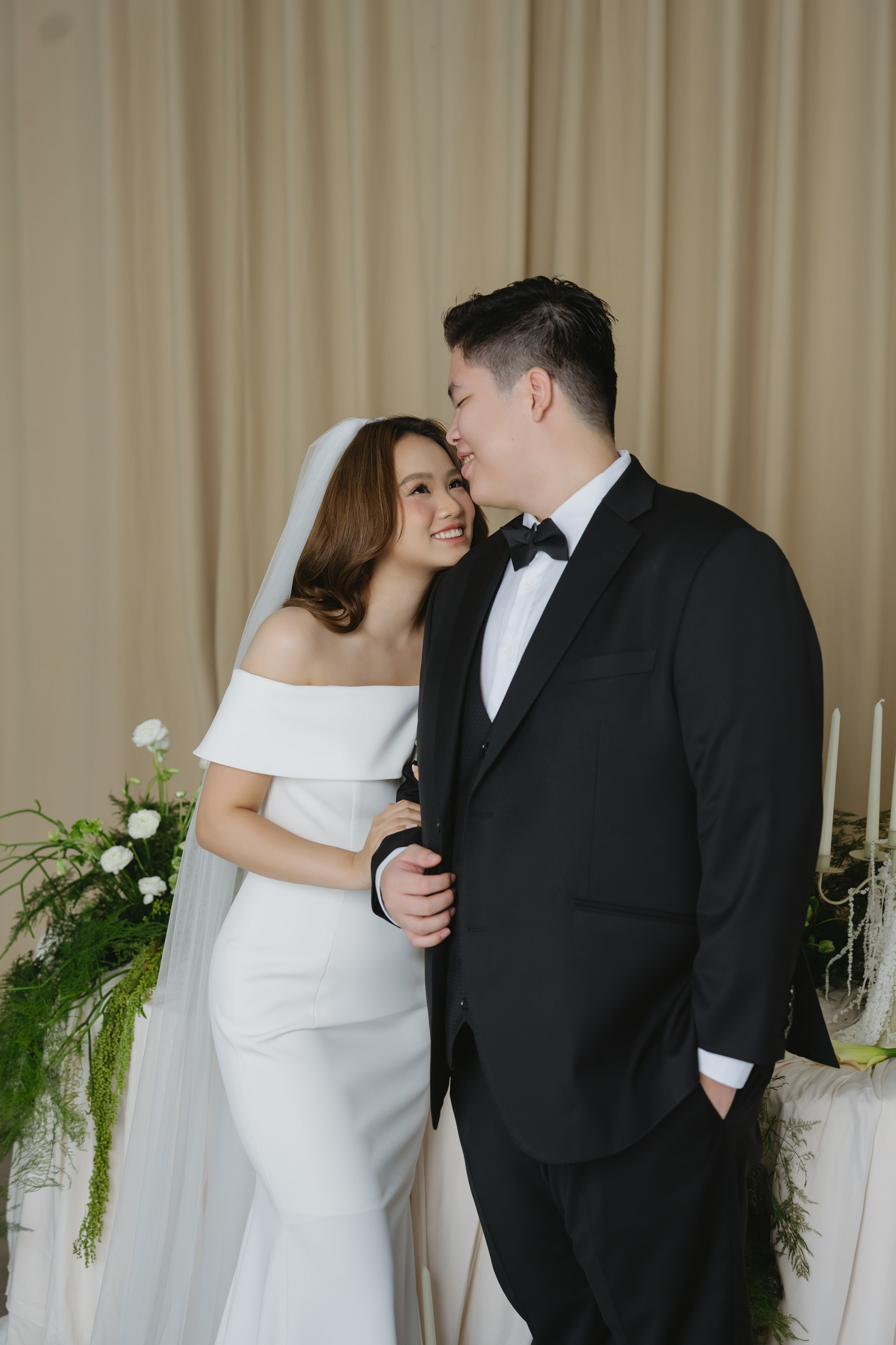 DANG & NGHI wedding photoshoot in studio. Anns wedding photography