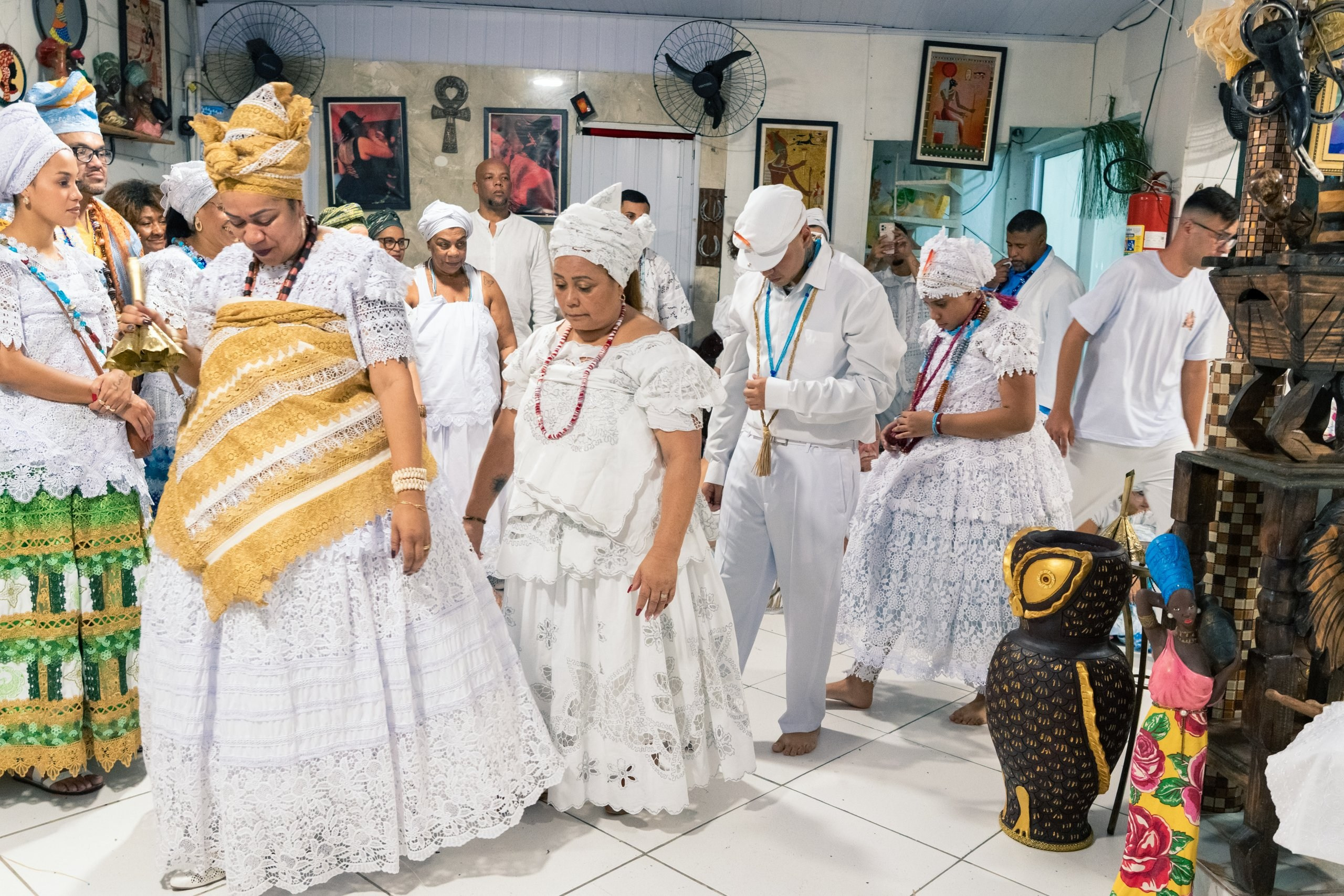 19/04/2025 — Iniciação Oloyê Pablo, Ajoyê Maria Júlia e Iyawo Arthur. Aladá Produções