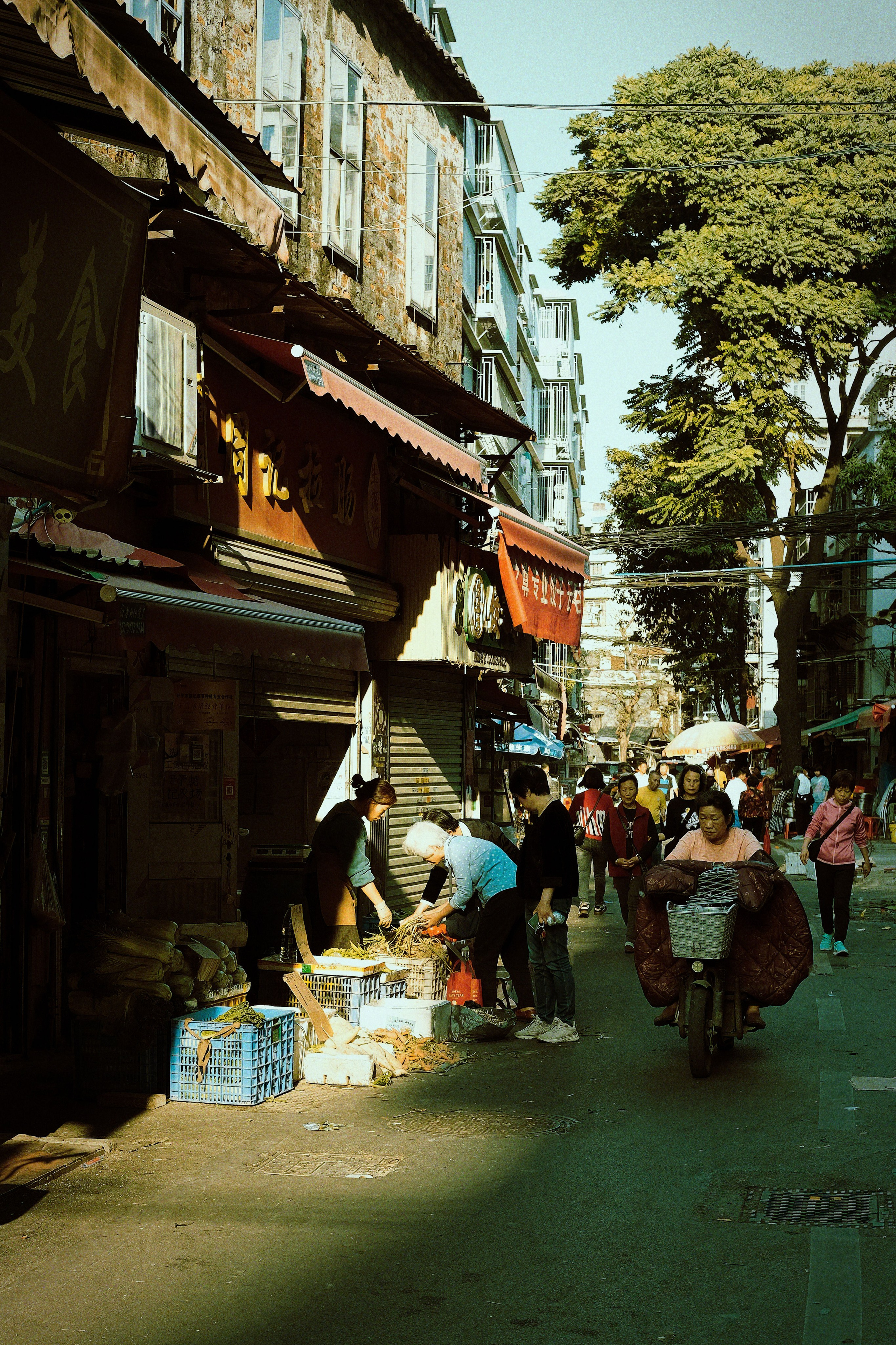 Authentic Asian Street Life