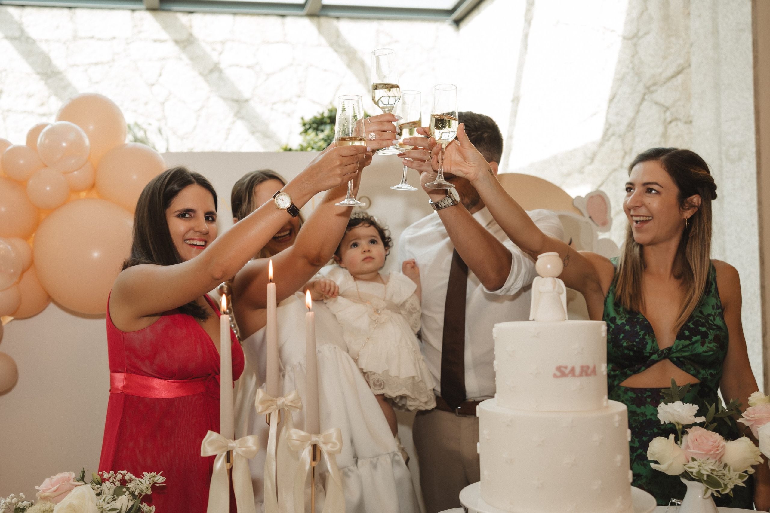 Batizado da Sara. Fotógrafa de Casamentos e Família em Braga — Alexandra Mieres Photography