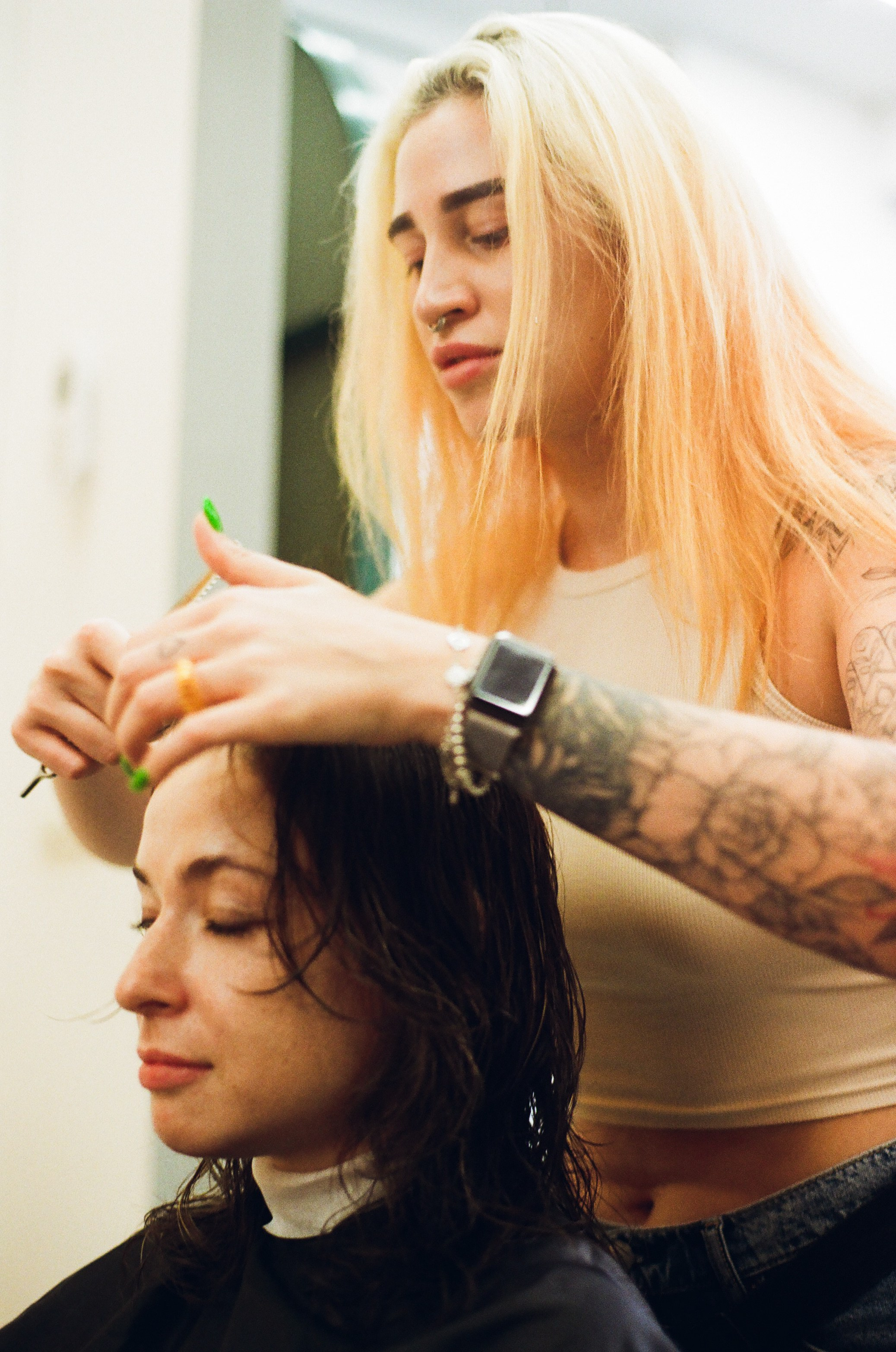 Master class “Haircut”. Film portrait photographer