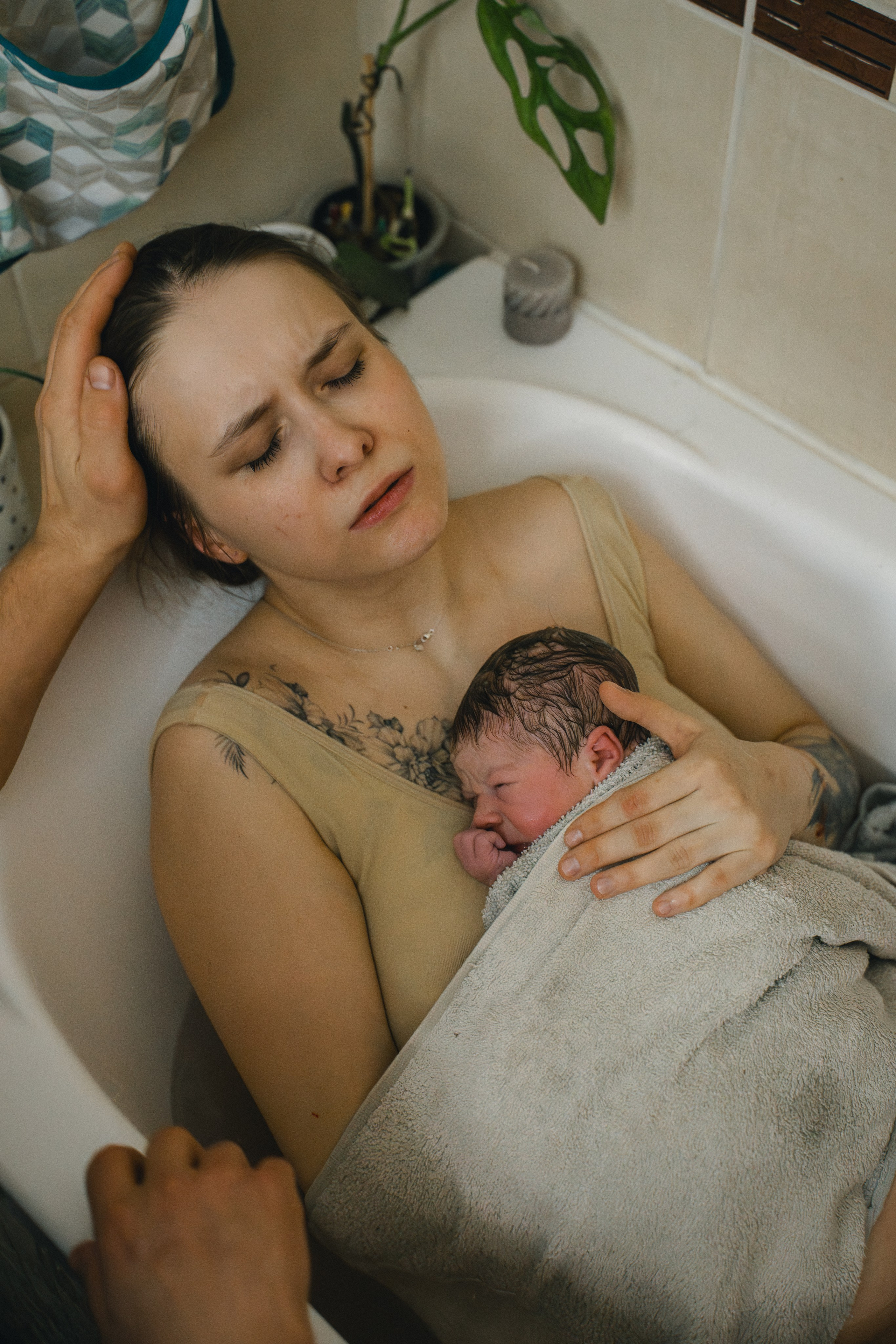 Poród domowy. Ania Smol Fotograf Olsztyn