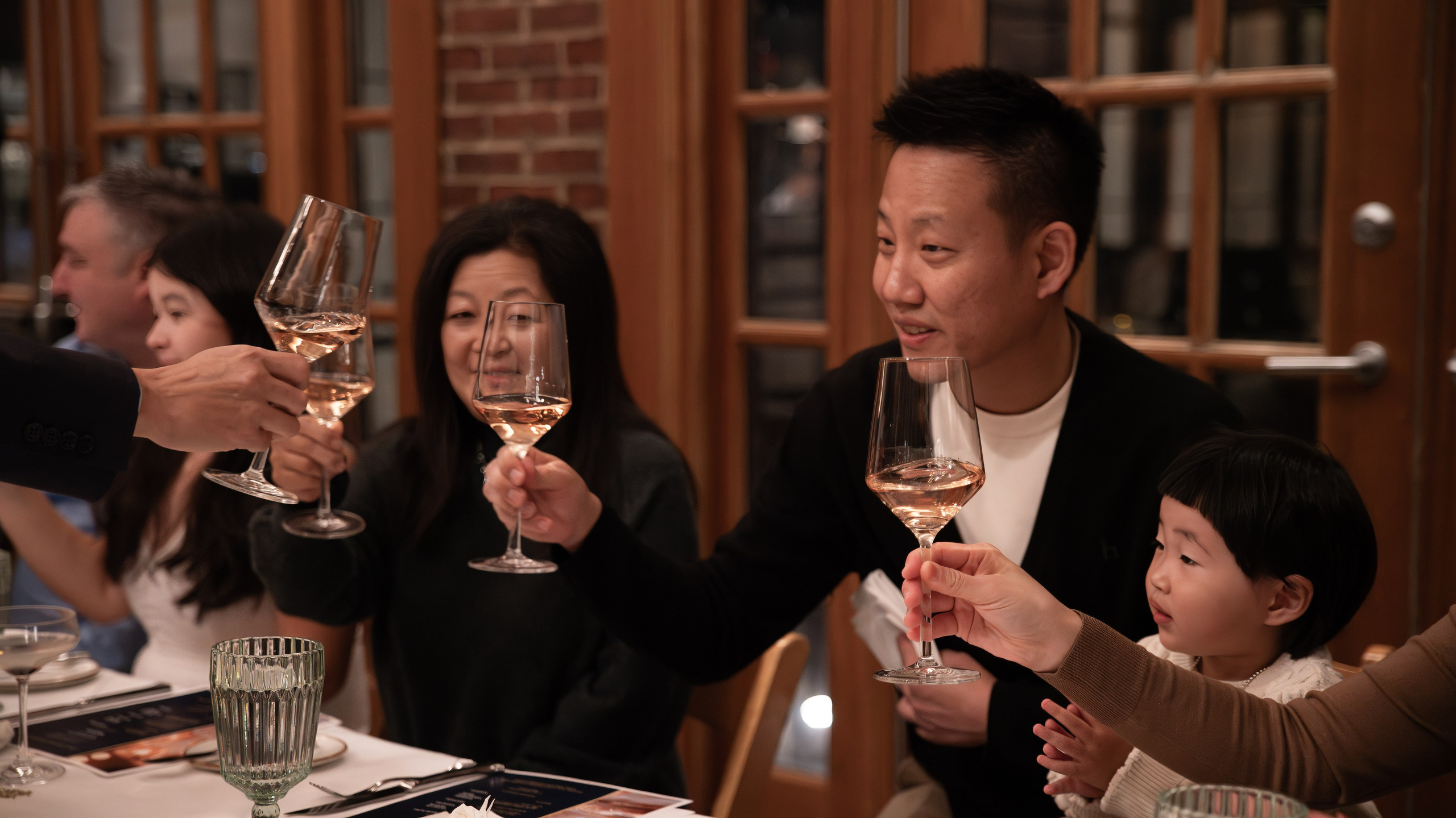 Korean Family 77th Birthday | Elegant European Restaurant Celebration. Family, lifestyle, and commercial photography in New York and New Jersey