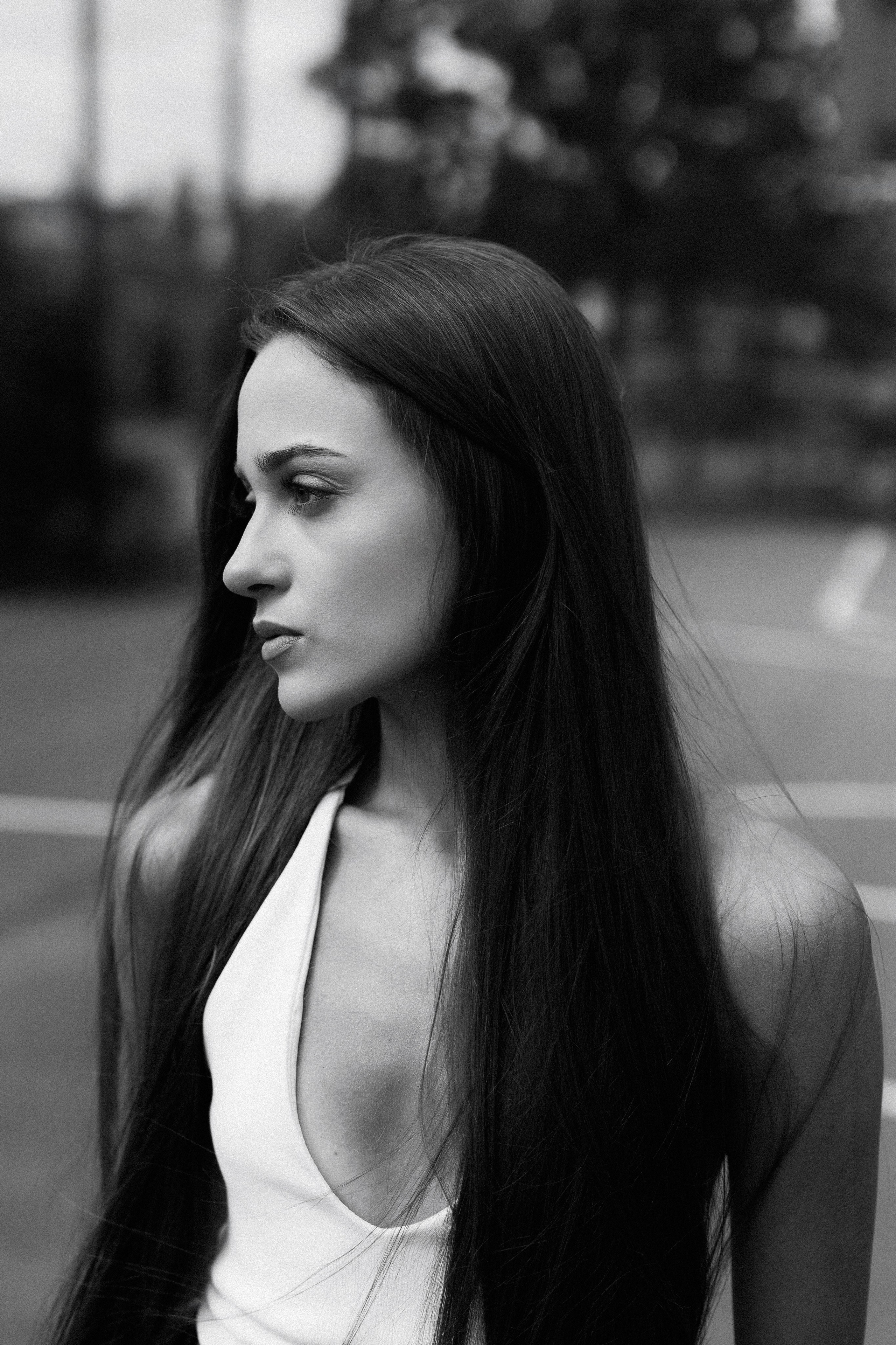 Off Court | Black & White Fashion Portraits in Leipzig. Кристина Кожельцова — чёрно-белая портретная фотография в Лейпциге. Германия
