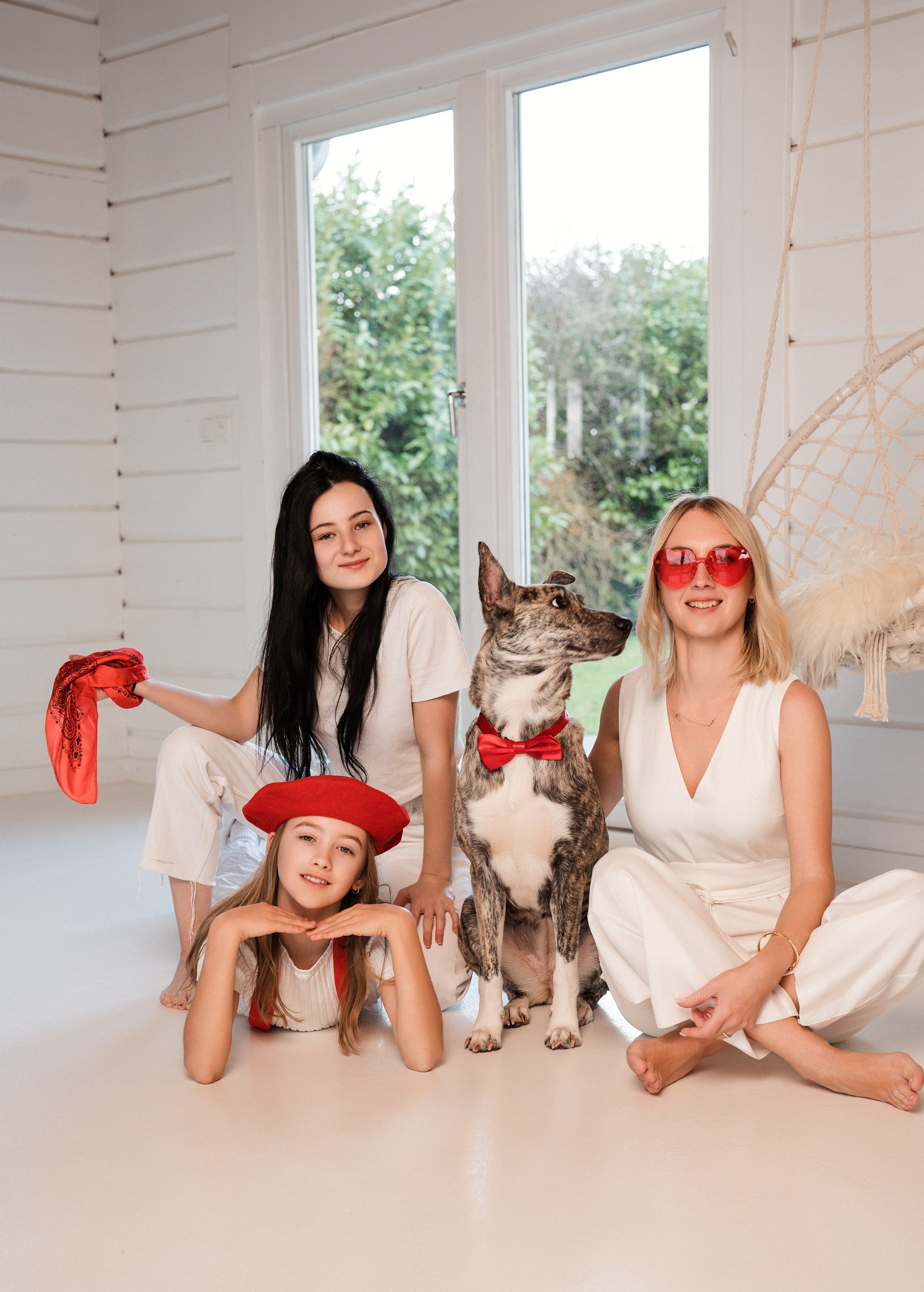 Three Hearts. Family, conceptual women portrait photograher in Geneva, Switzerland