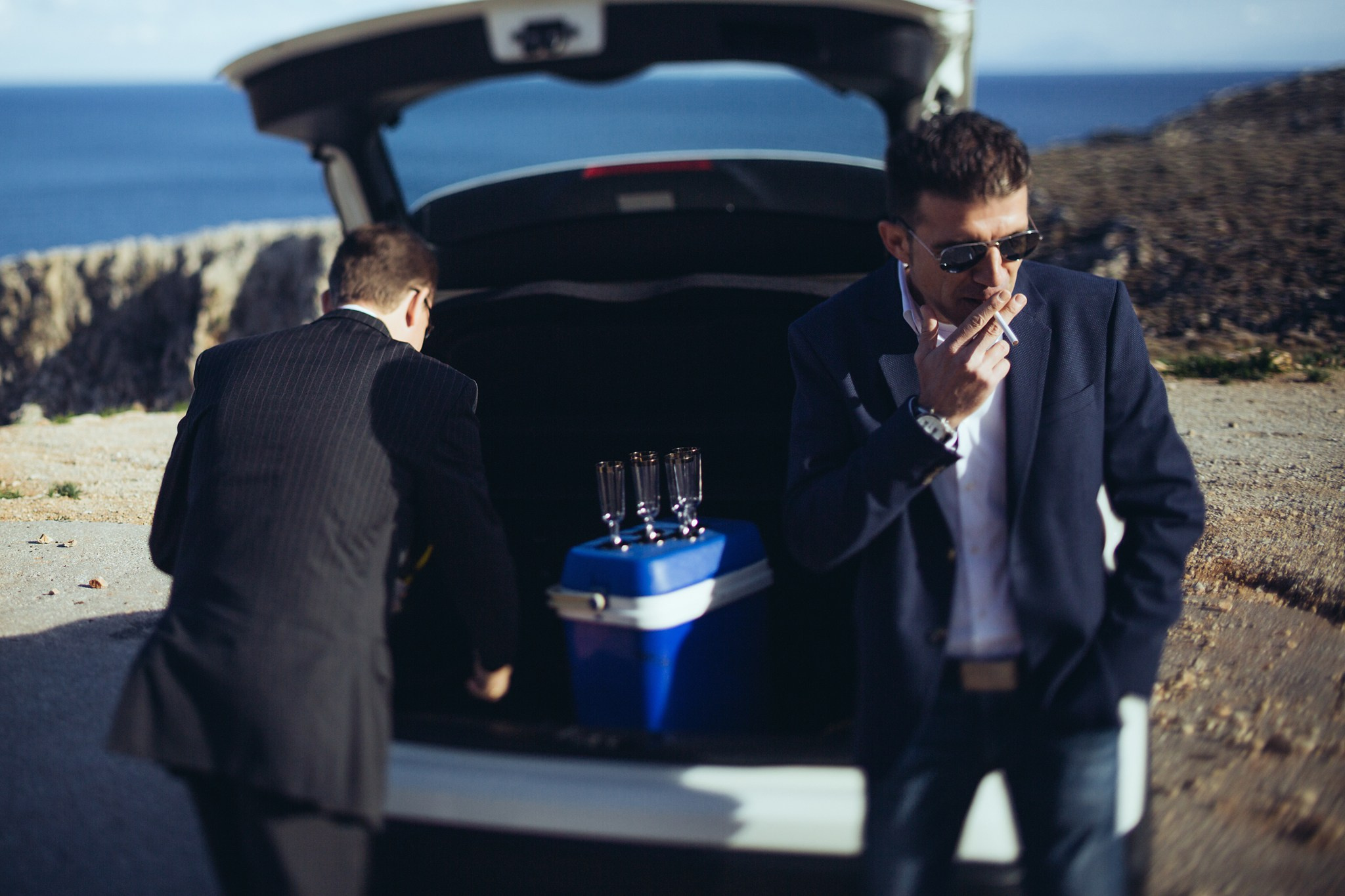 Ronalds & Svetlana, Crete. Denny Savon — Photographer in Santorini | Weddings, Love Stories & Flying Dress