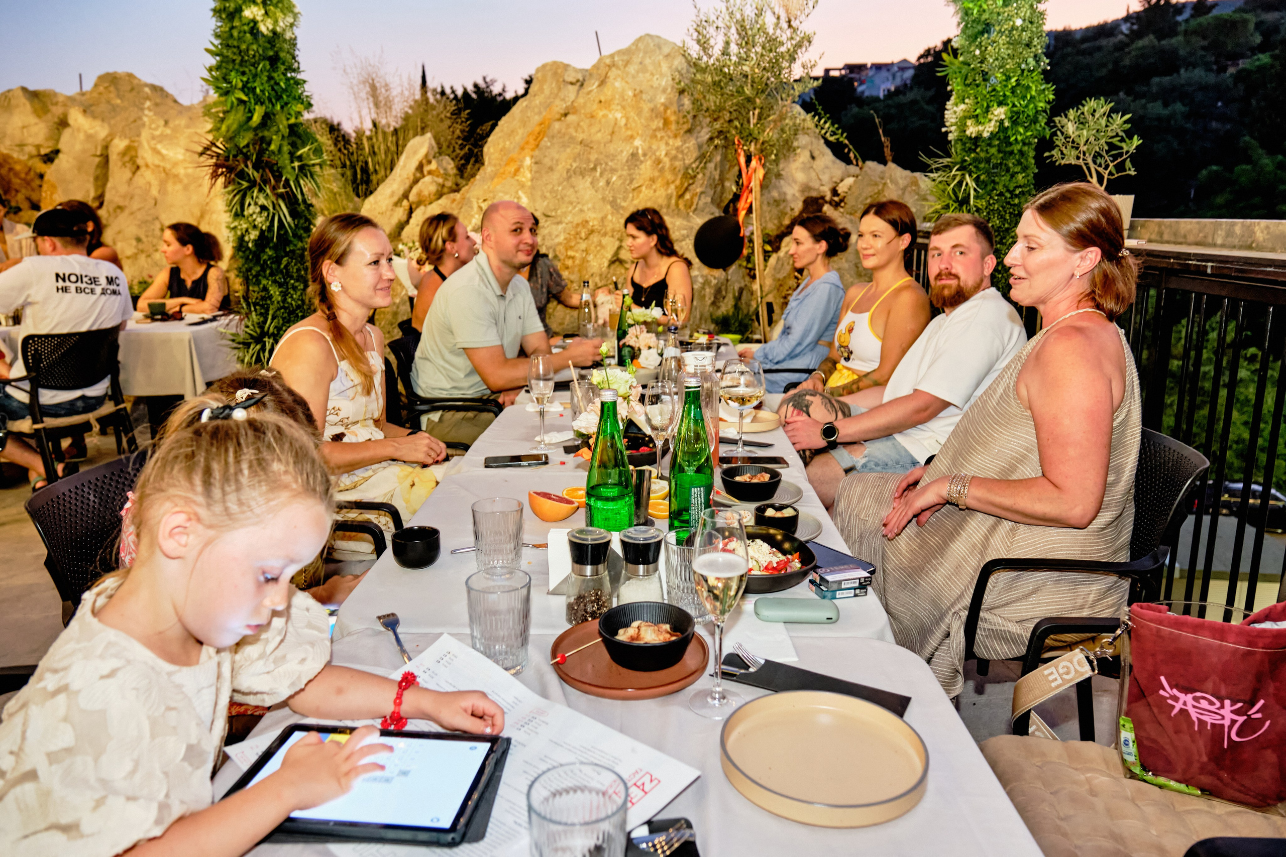 Photo report from the Zebra Restaurant’s birthday celebration. Becici, Montenegro. Photographer, photo artist Alena Novgorodtseva