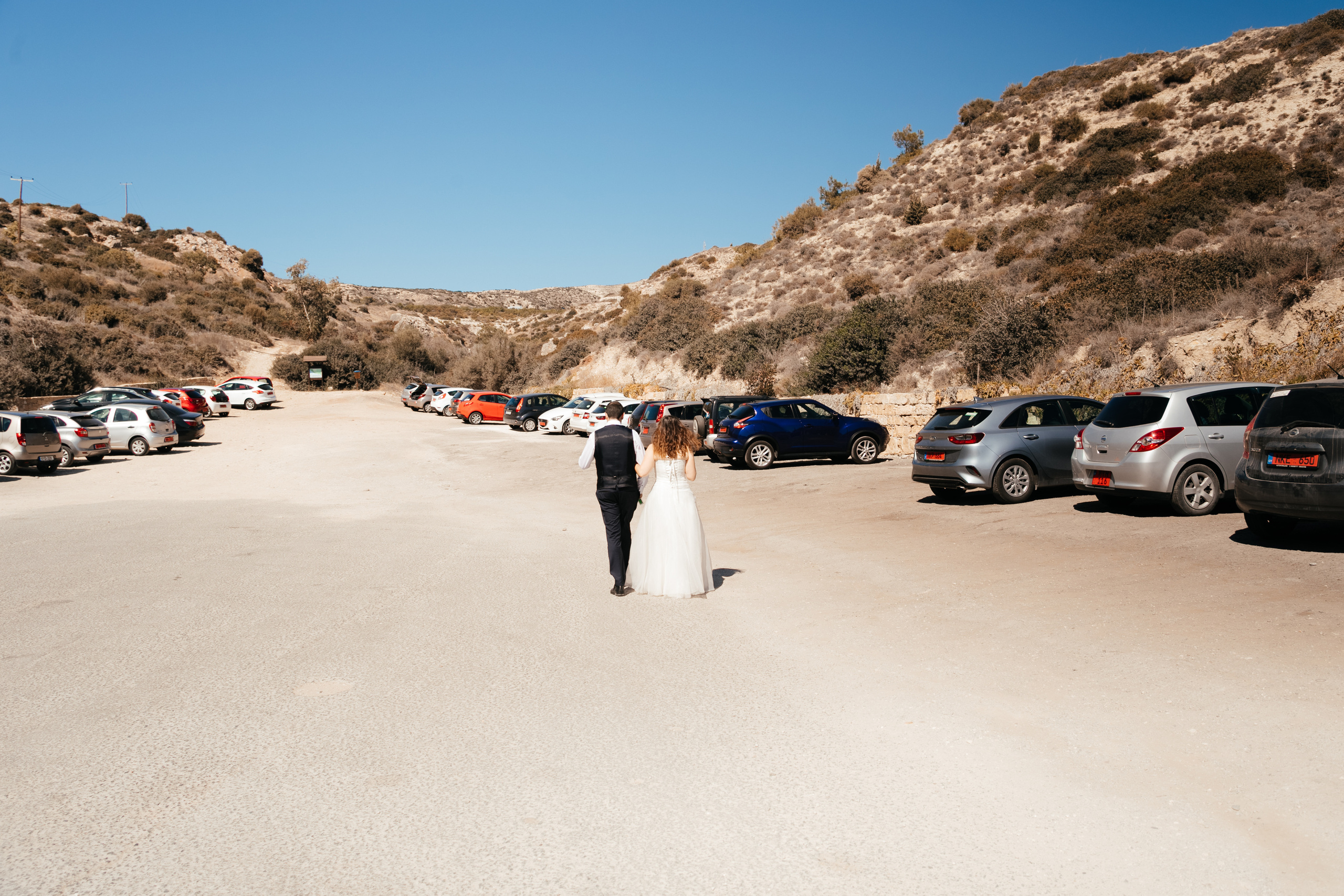 Весільна фотосесія камінь Афродіти, Кіпр