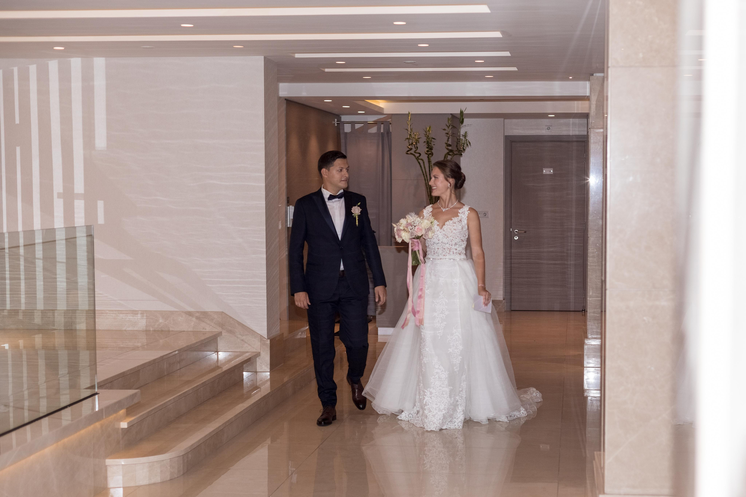 Wedding photoshoot in Crown Plaza, Limassol, Cyprus