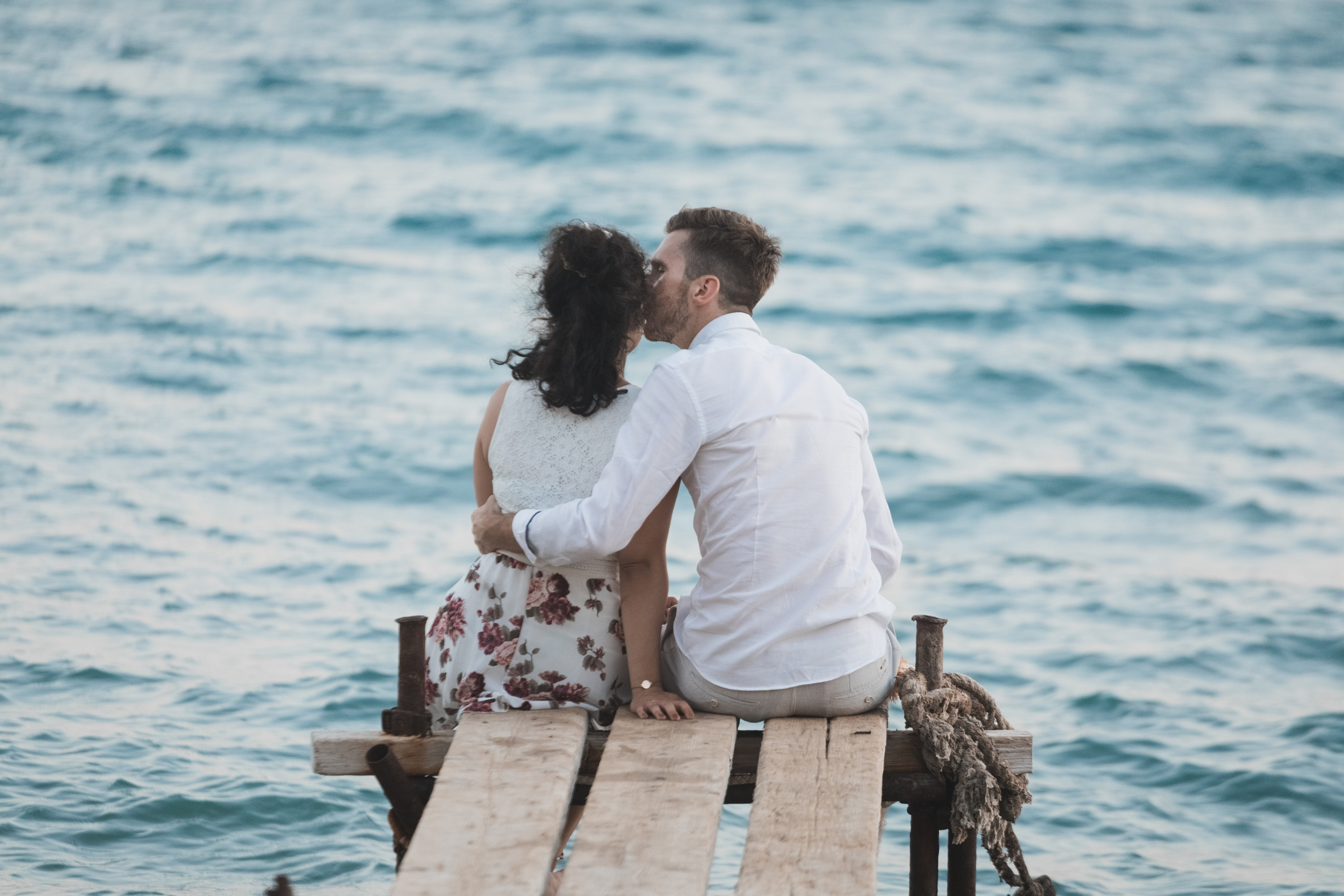 Proposal at the beach Cyprus
