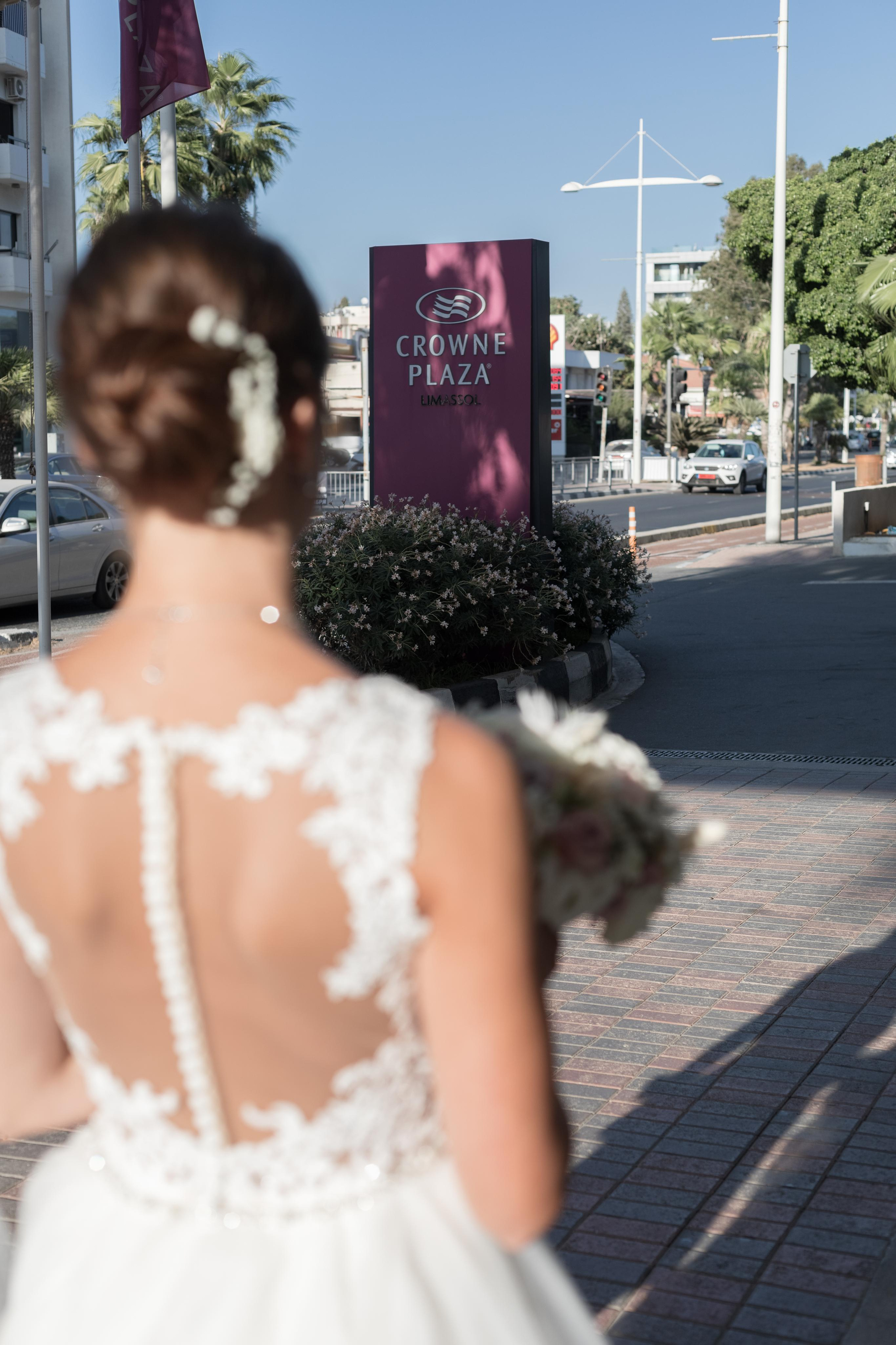 Wedding photoshoot in Crown Plaza, Limassol, Cyprus