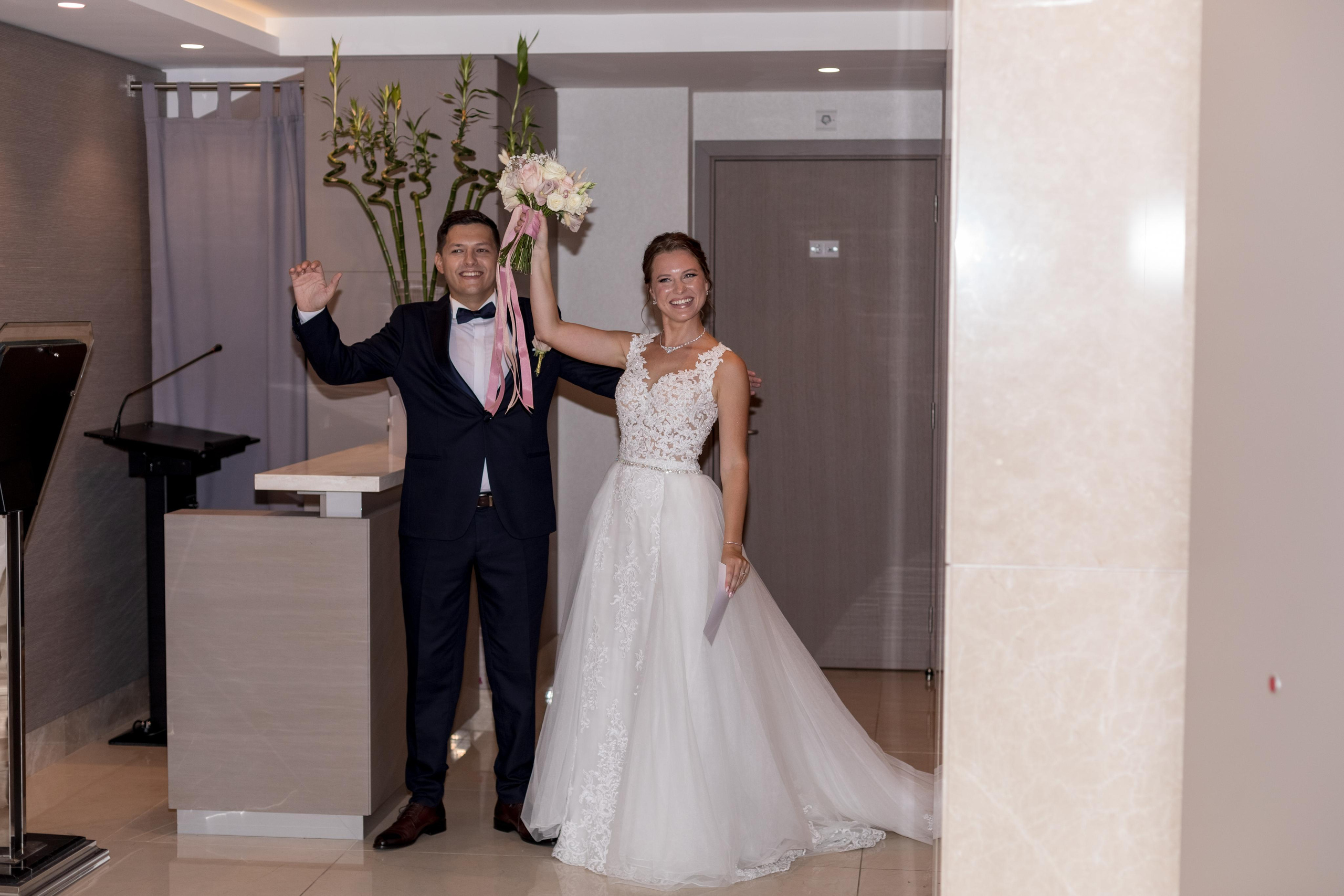 Wedding photoshoot in Crown Plaza, Limassol, Cyprus