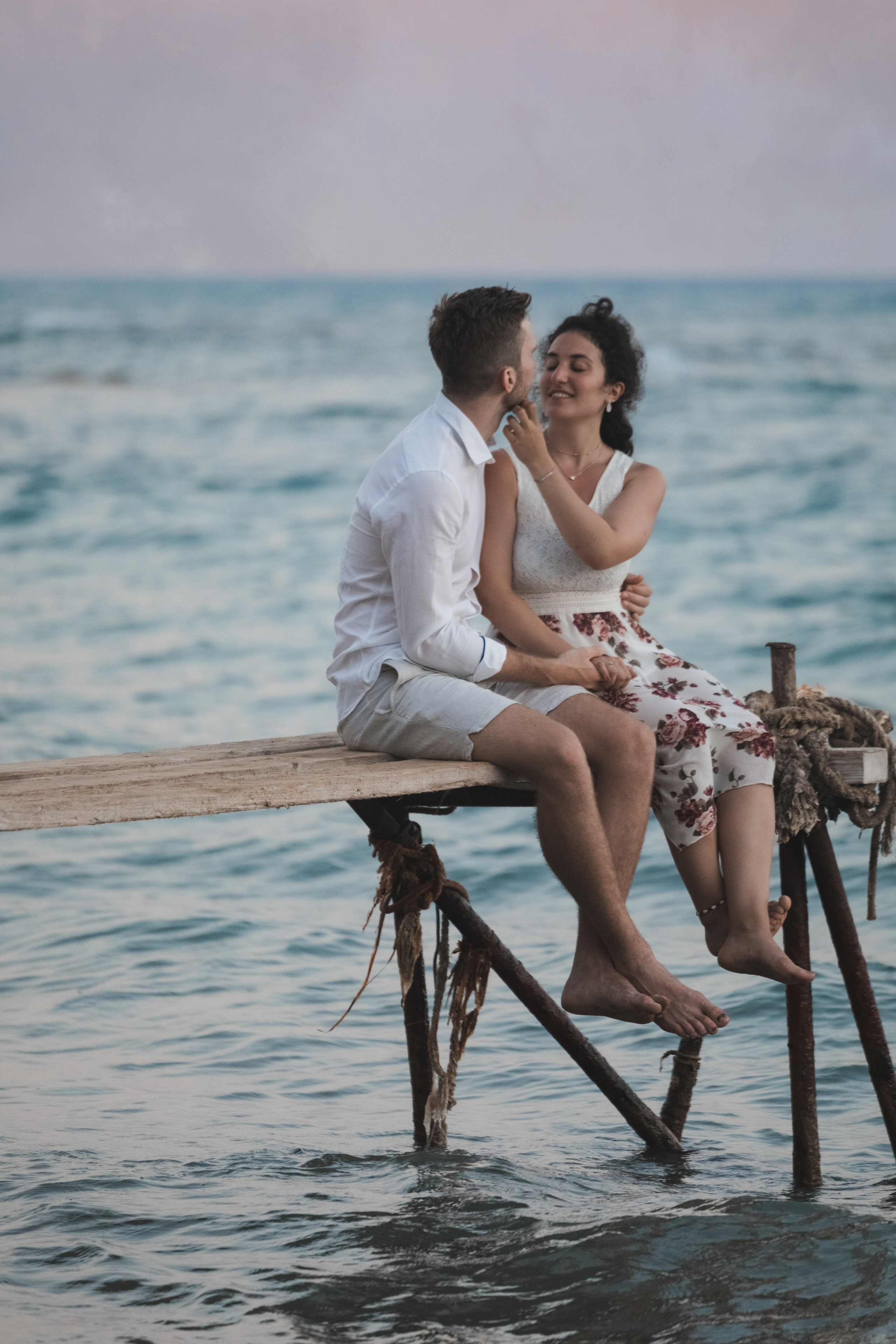 Proposal at the beach Cyprus