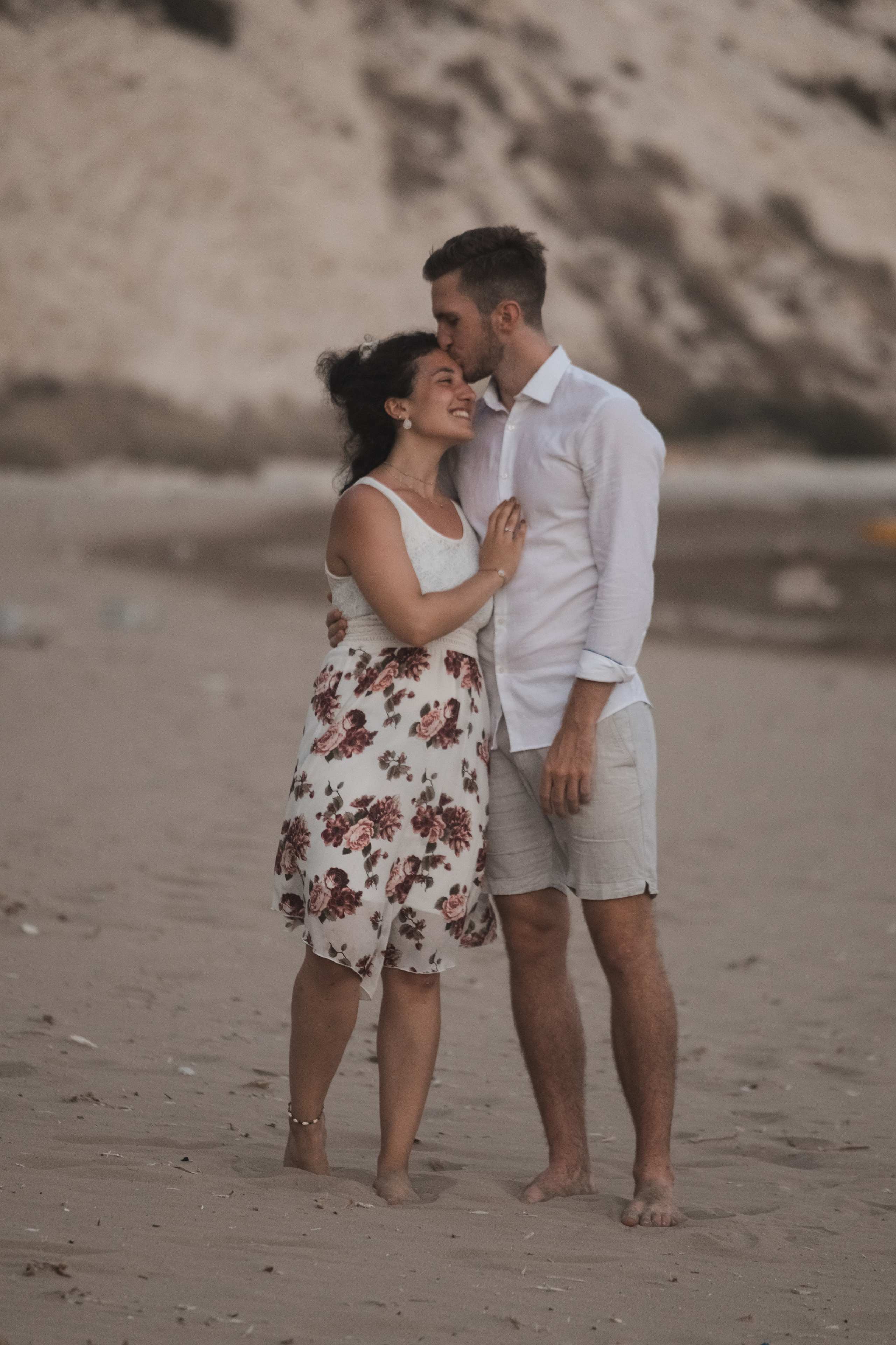 Proposal at the beach Cyprus