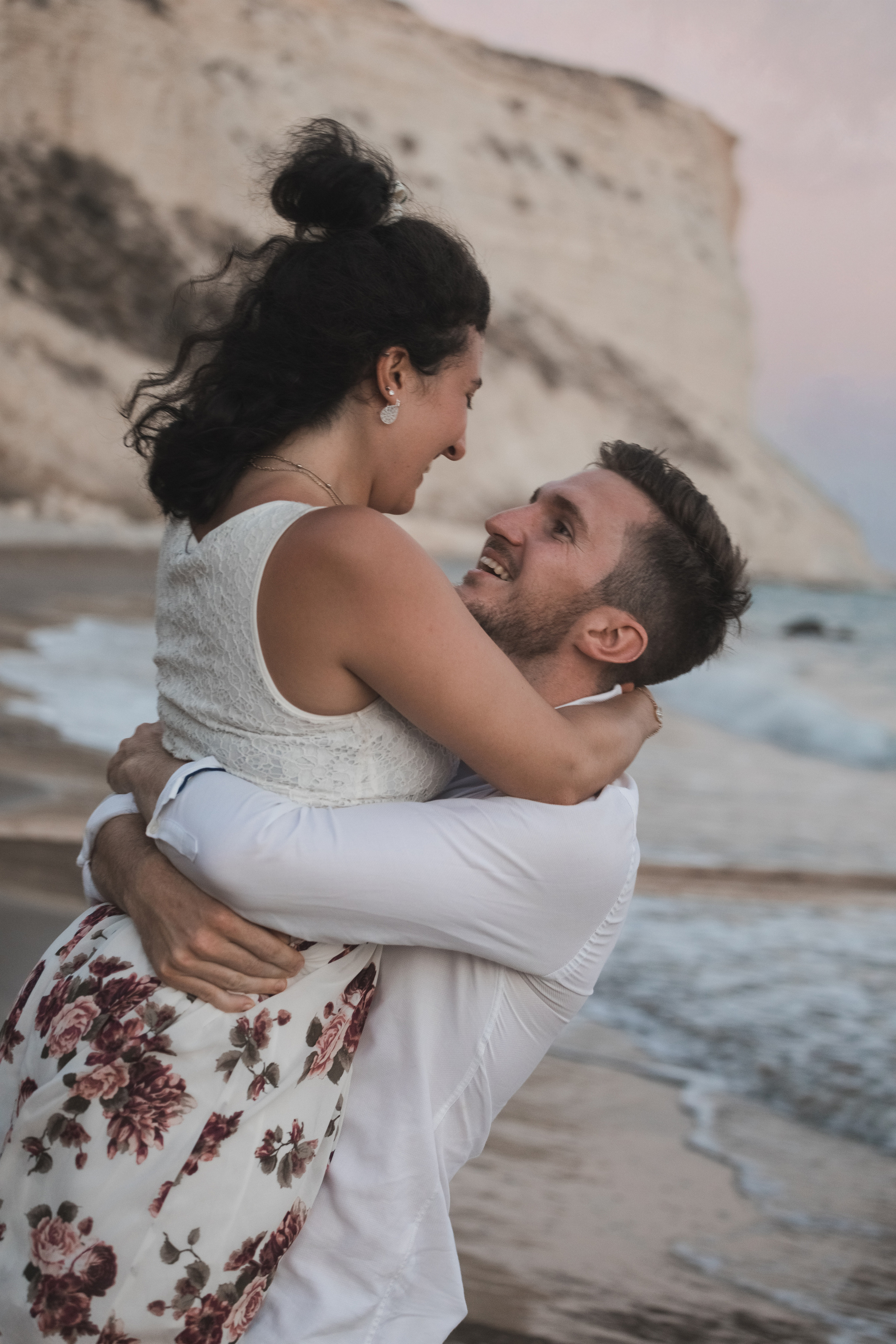 Proposal at the beach Cyprus