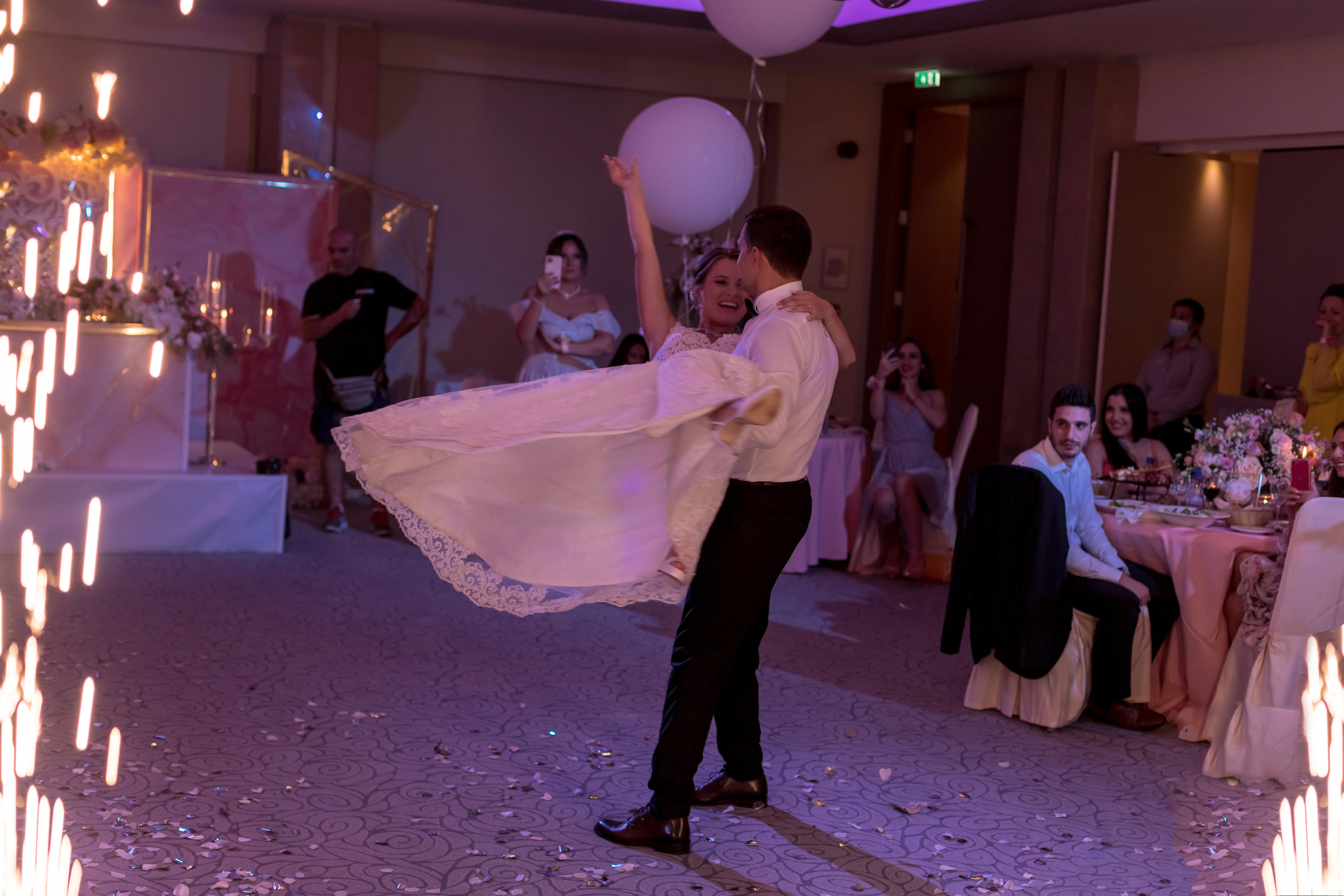 Wedding photoshoot in Crown Plaza, Limassol, Cyprus