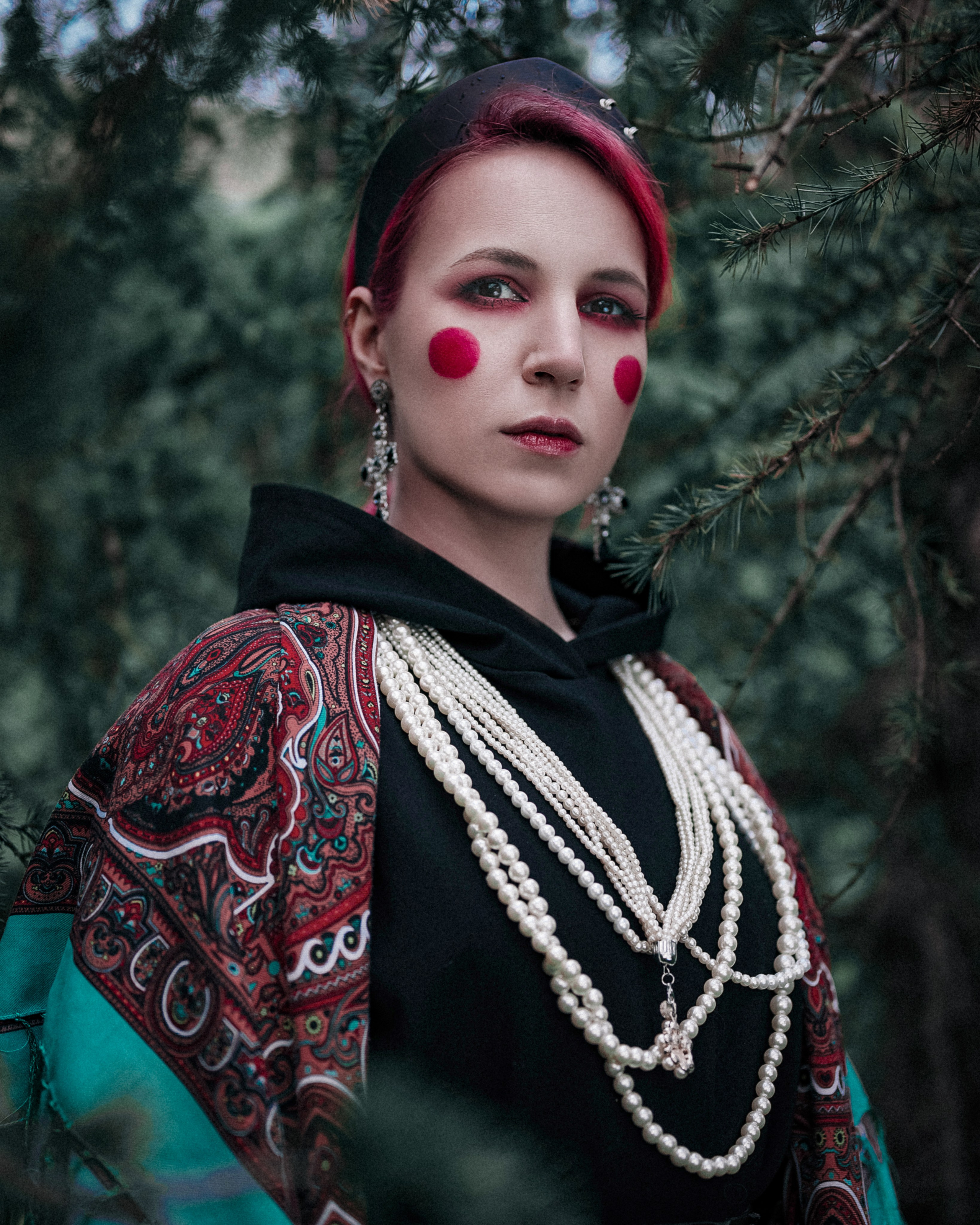 Dark Slavic Fairy-tale in Fir Trees. Moth & Moss Photography