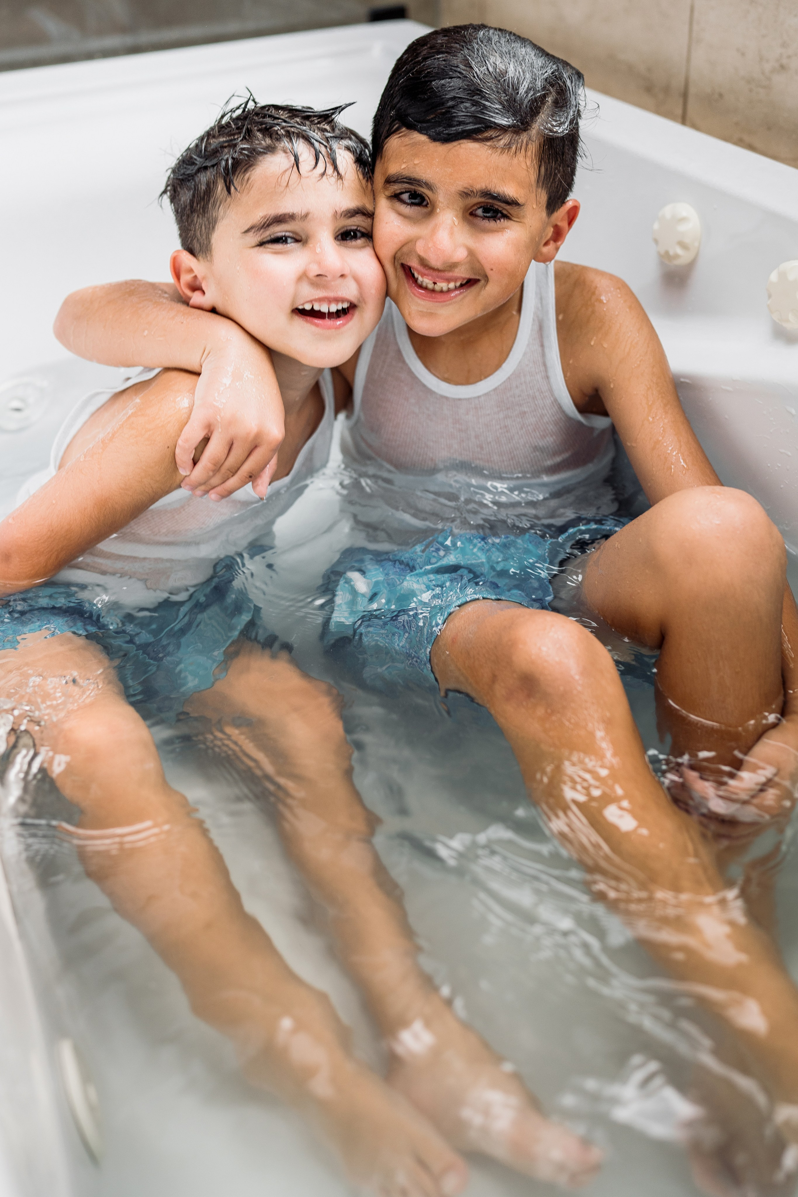 Samantha and kids at home. Wedding and family photographer and videographer PA, NJ, NY, DE, MD