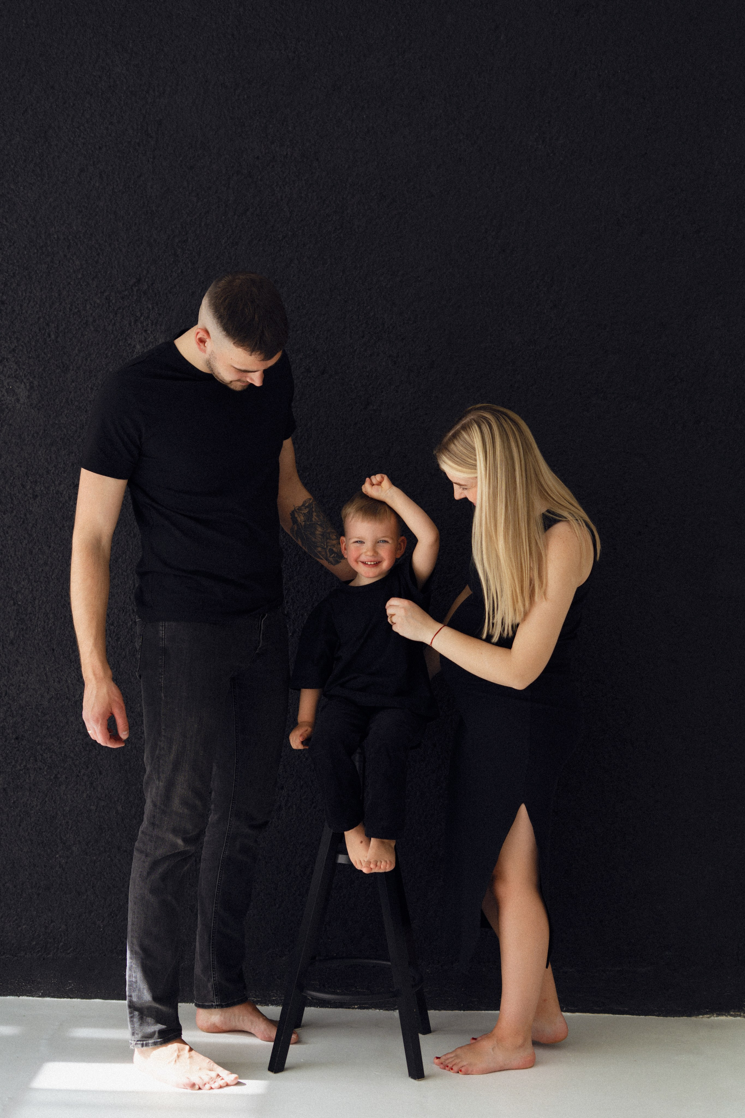 Justės ir Manto šeima. Fotografė Agnė Navickaitė