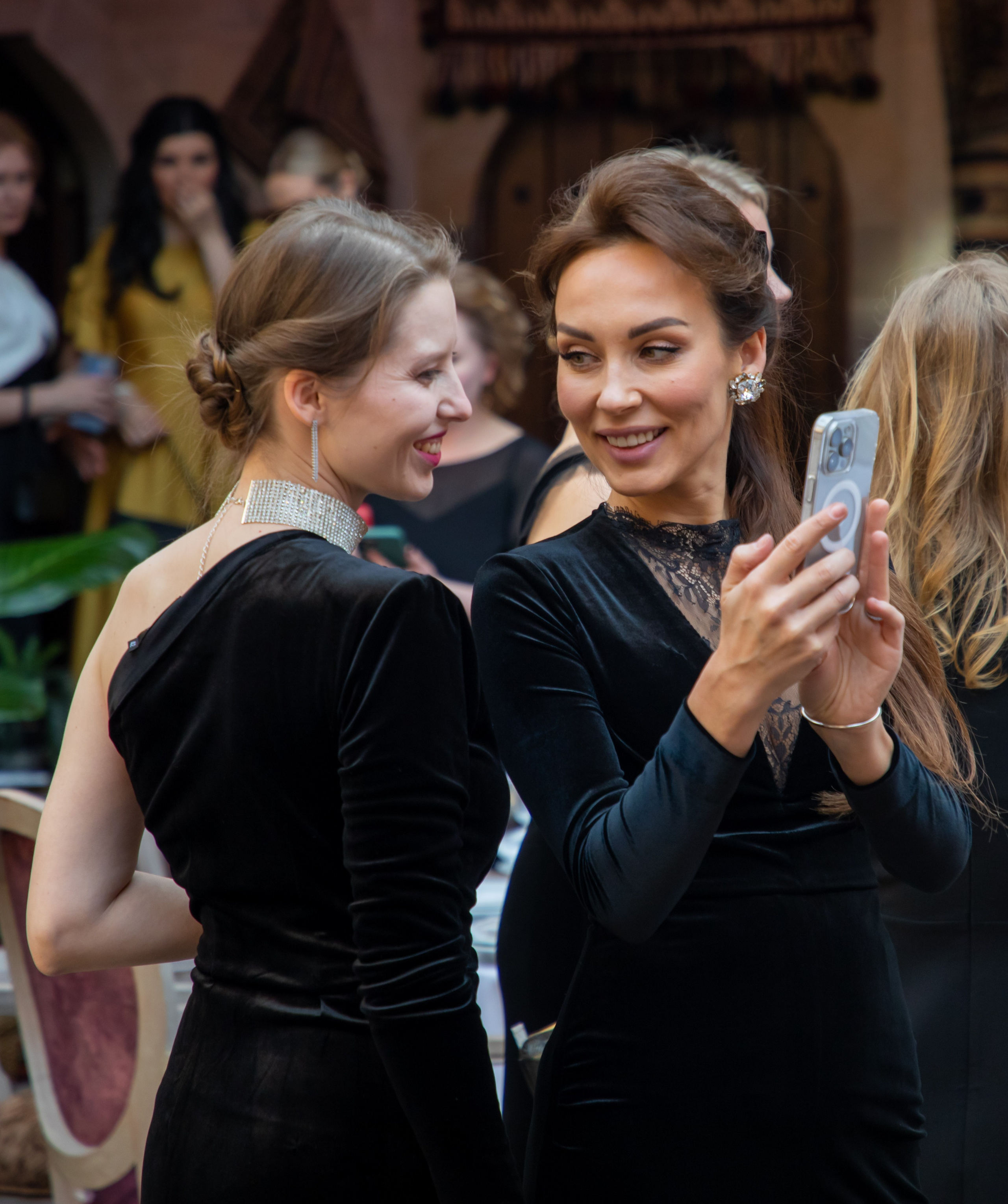 Gala-Dinner with the French Countess, the main etiquette expert Marie de Tilly. Baku Photographer