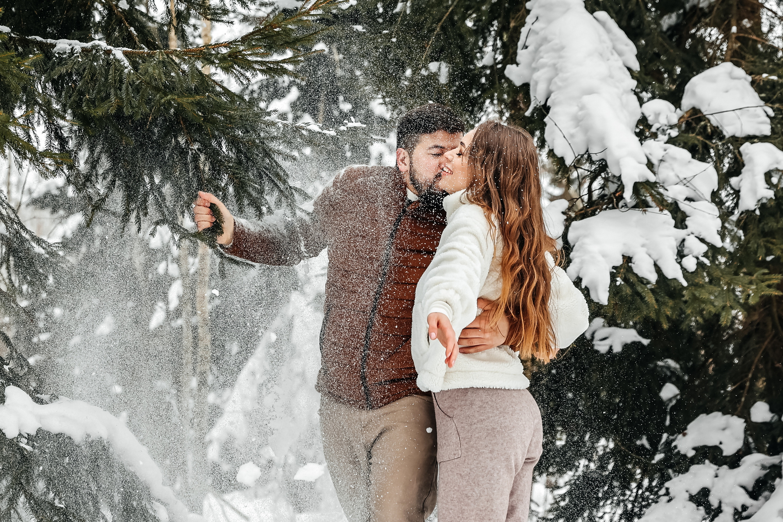 Winter walk. Wedding photographer in Florida