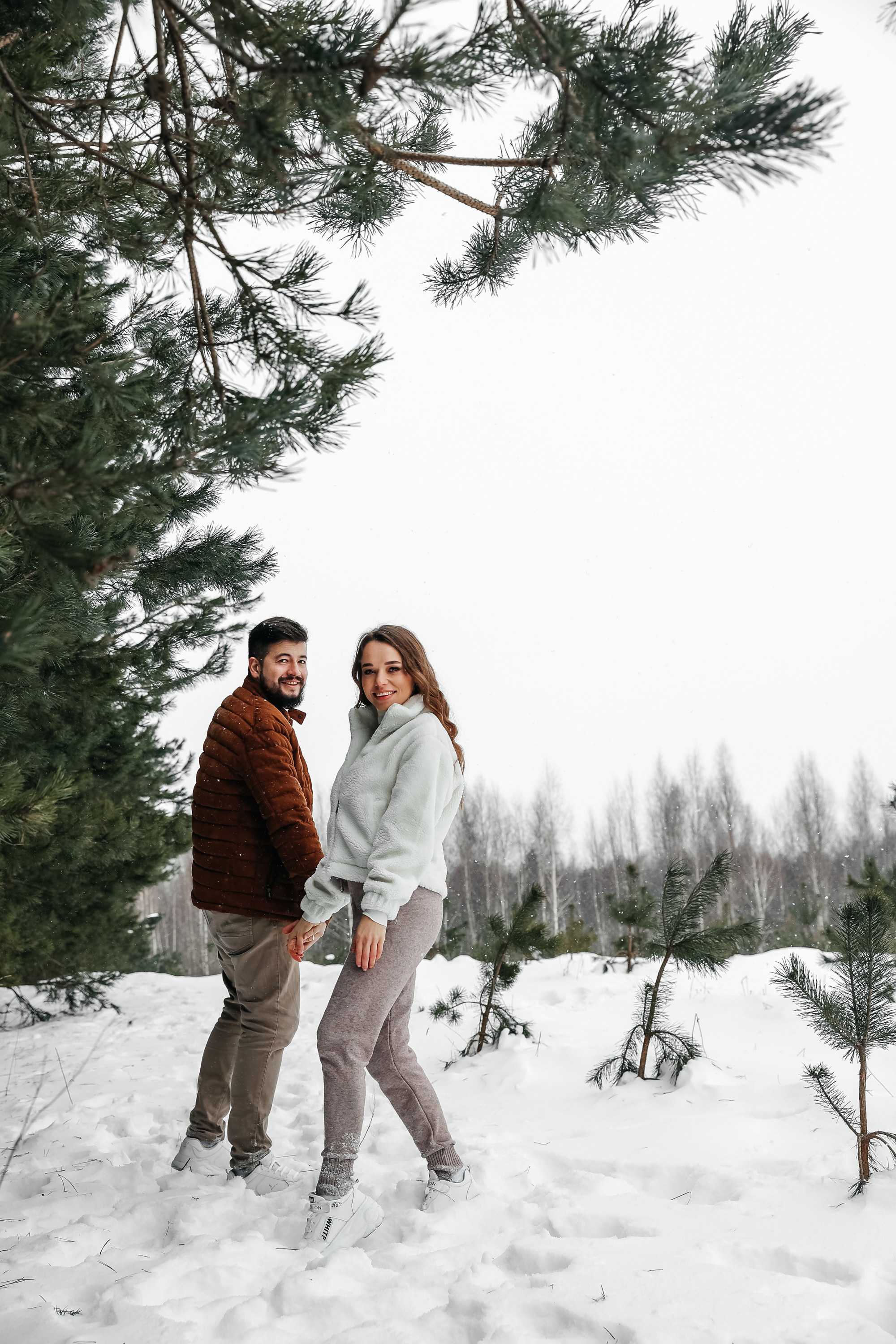 Winter walk. Wedding photographer in Florida