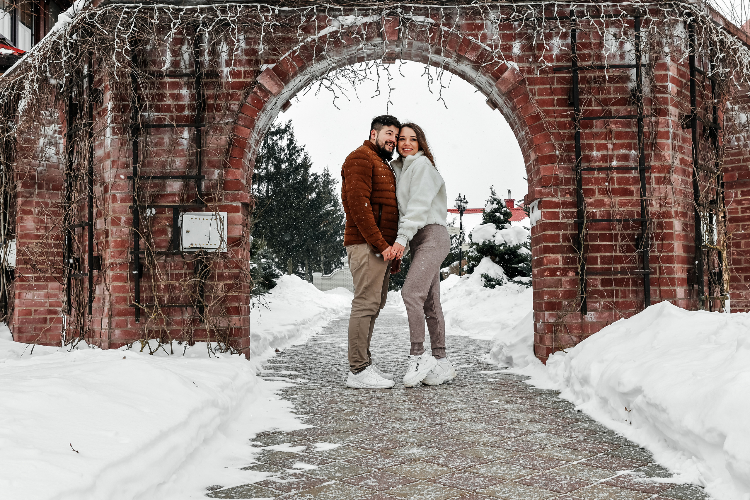 Winter walk. Wedding photographer in Florida