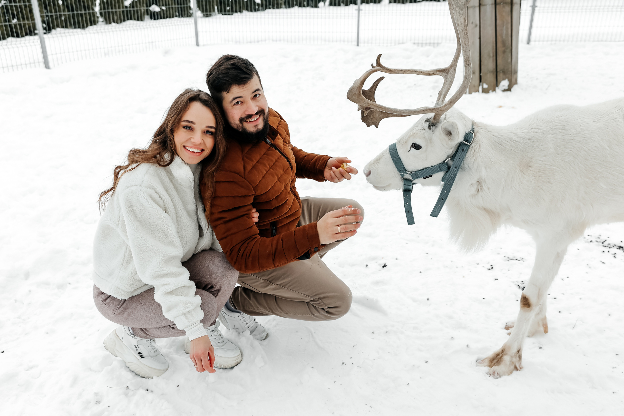 Winter walk. Wedding photographer in Florida