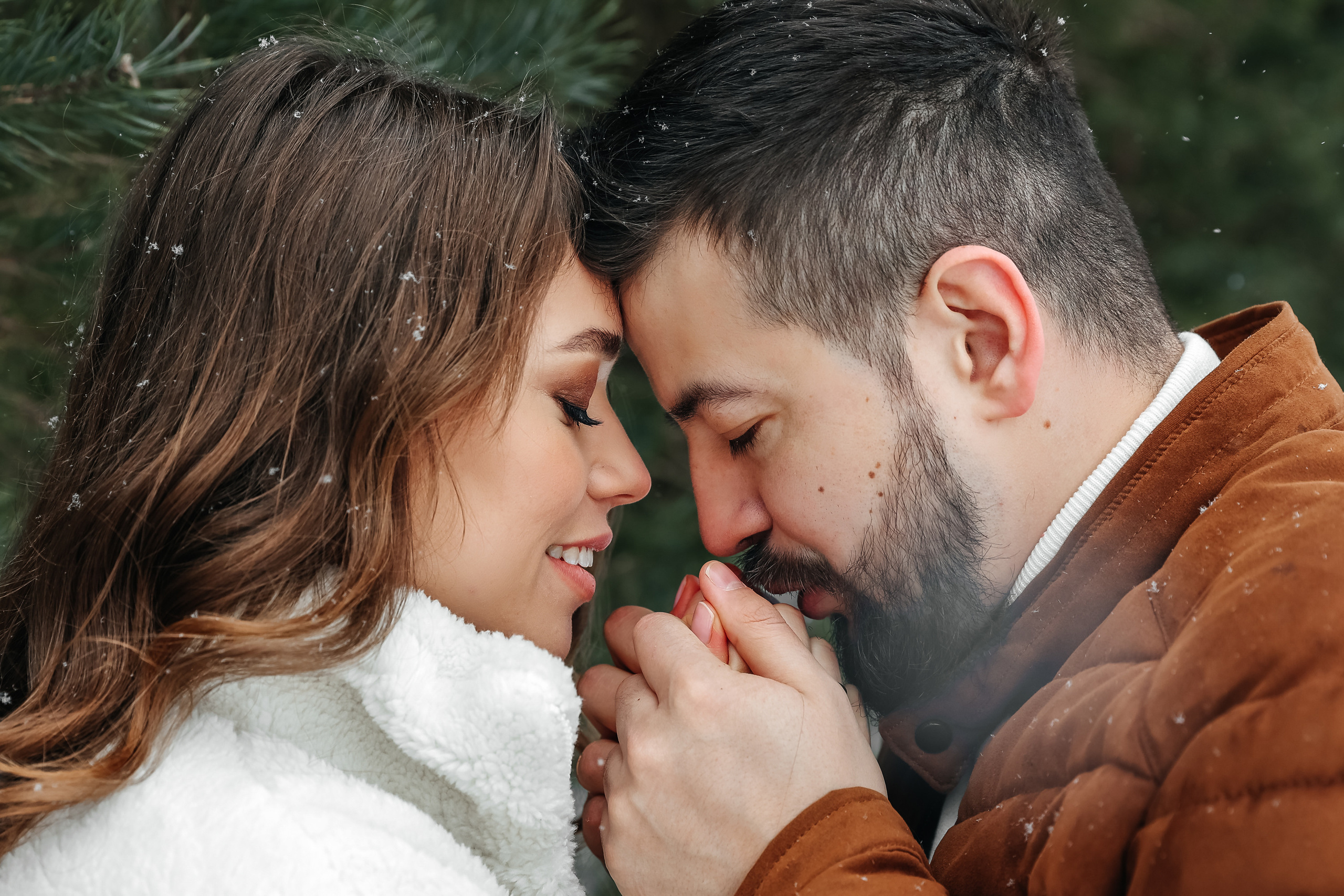 Winter walk. Wedding photographer in Florida