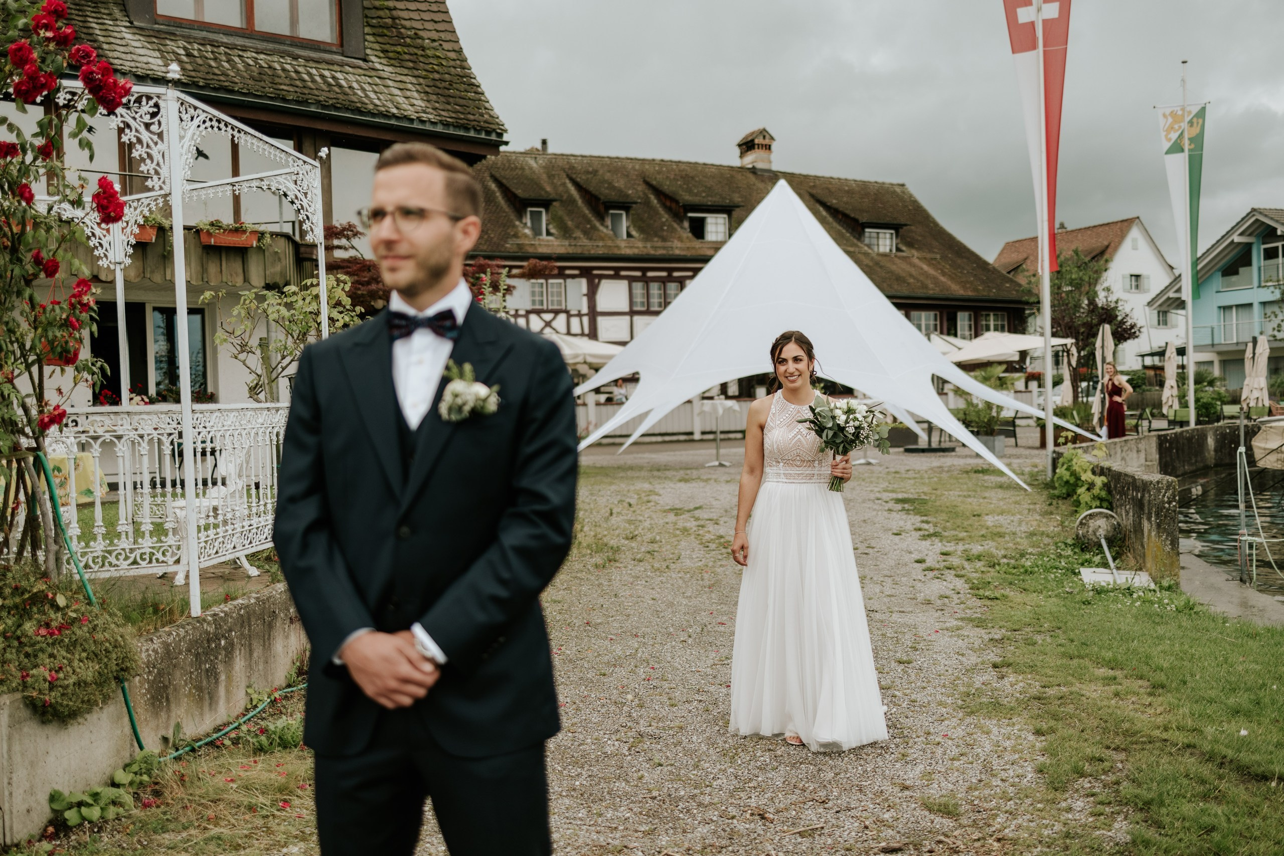 Ganztagesreportage Hochzeit Kesswil am Bodensee, Seegasthof Schiff. Hochzeitsfotografie Schweiz